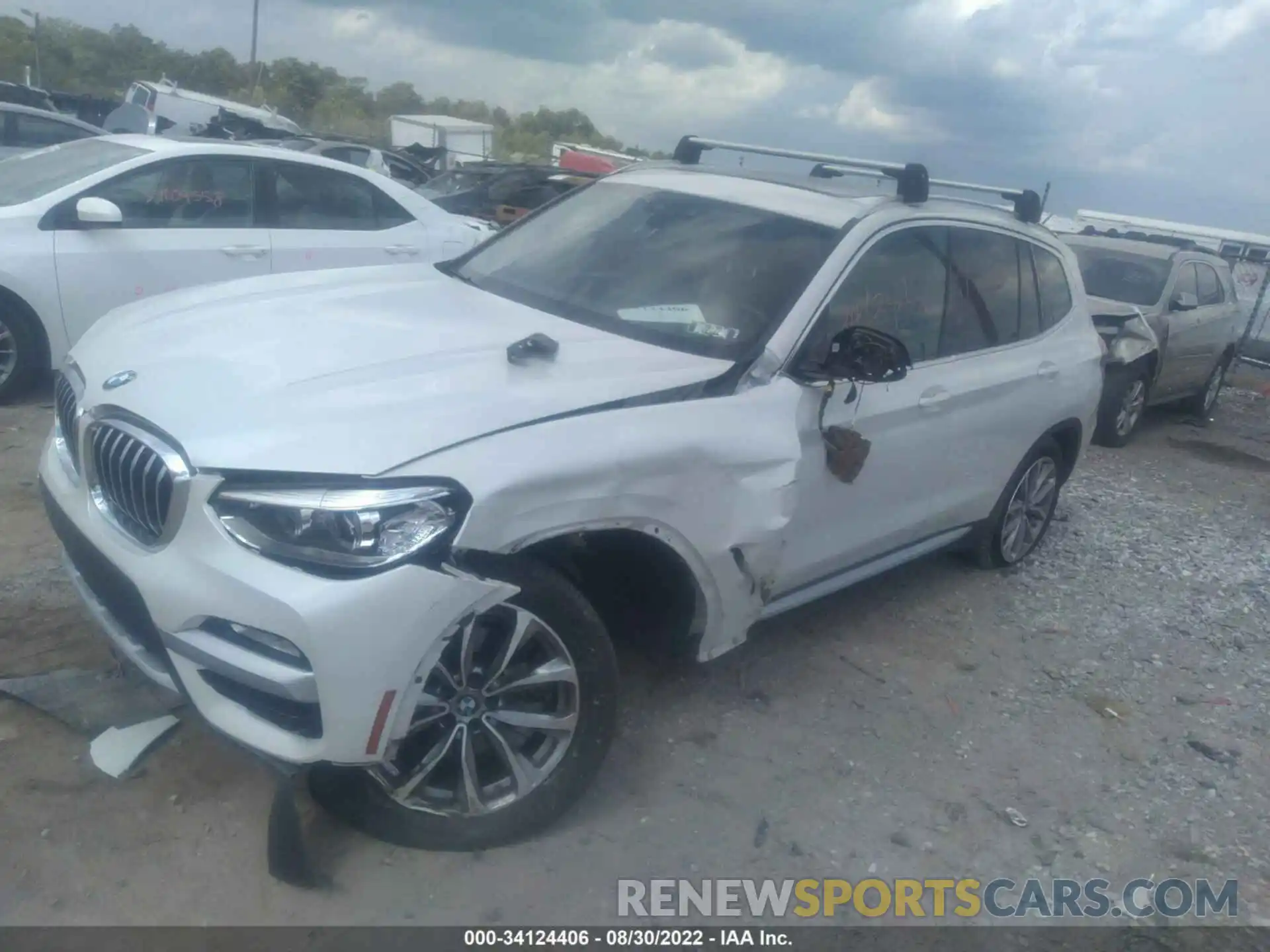 2 Photograph of a damaged car 5UXTR9C53KLE13886 BMW X3 2019