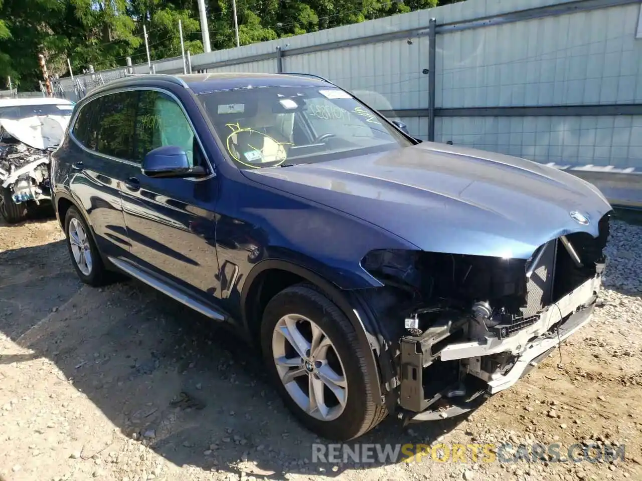 1 Photograph of a damaged car 5UXTR9C53KLE15735 BMW X3 2019