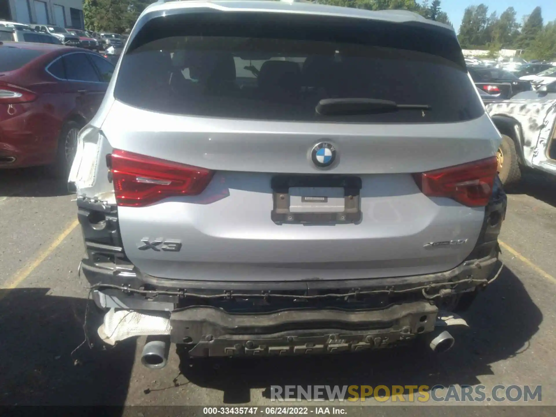 6 Photograph of a damaged car 5UXTR9C53KLE17467 BMW X3 2019