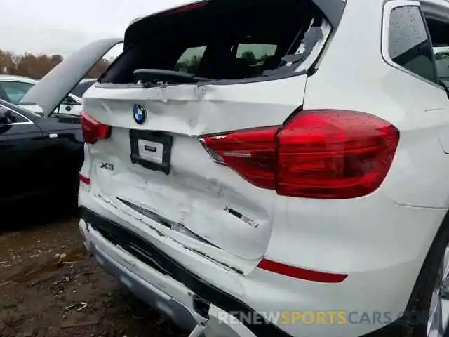 9 Photograph of a damaged car 5UXTR9C53KLE18358 BMW X3 2019