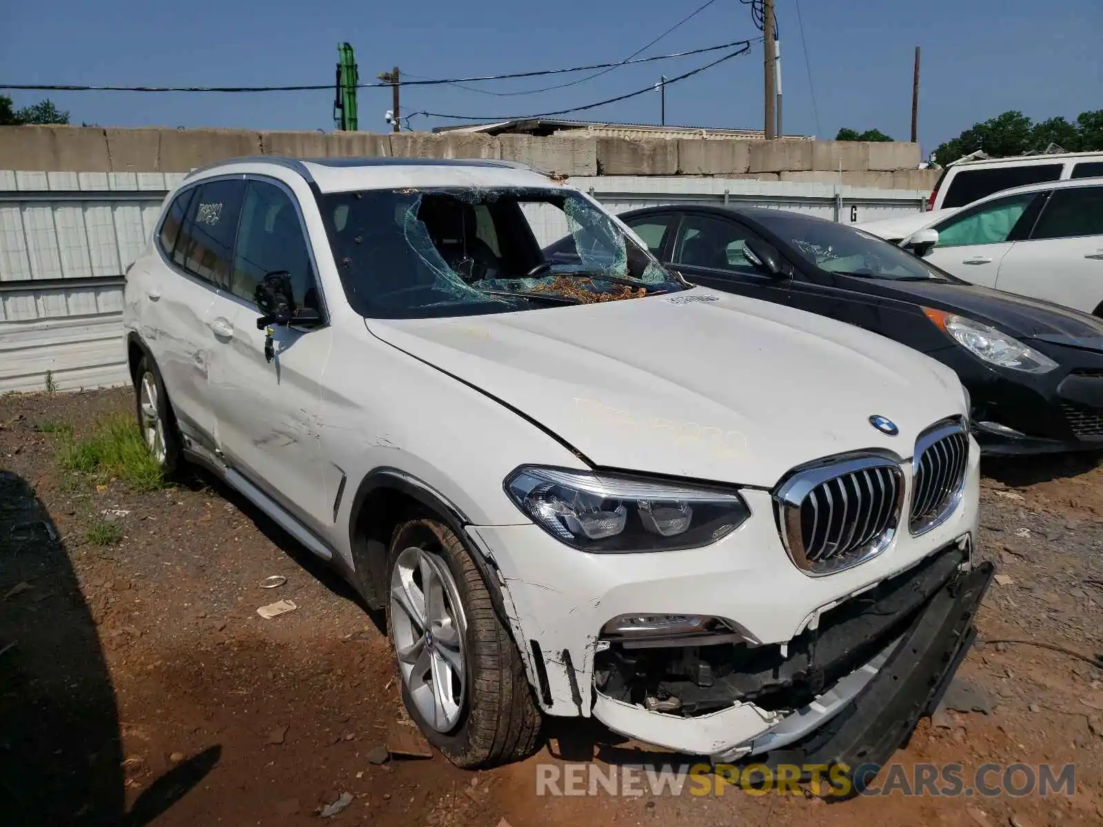 1 Photograph of a damaged car 5UXTR9C53KLE18618 BMW X3 2019