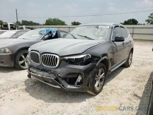 2 Фотография поврежденного автомобиля 5UXTR9C53KLP77951 BMW X3 2019