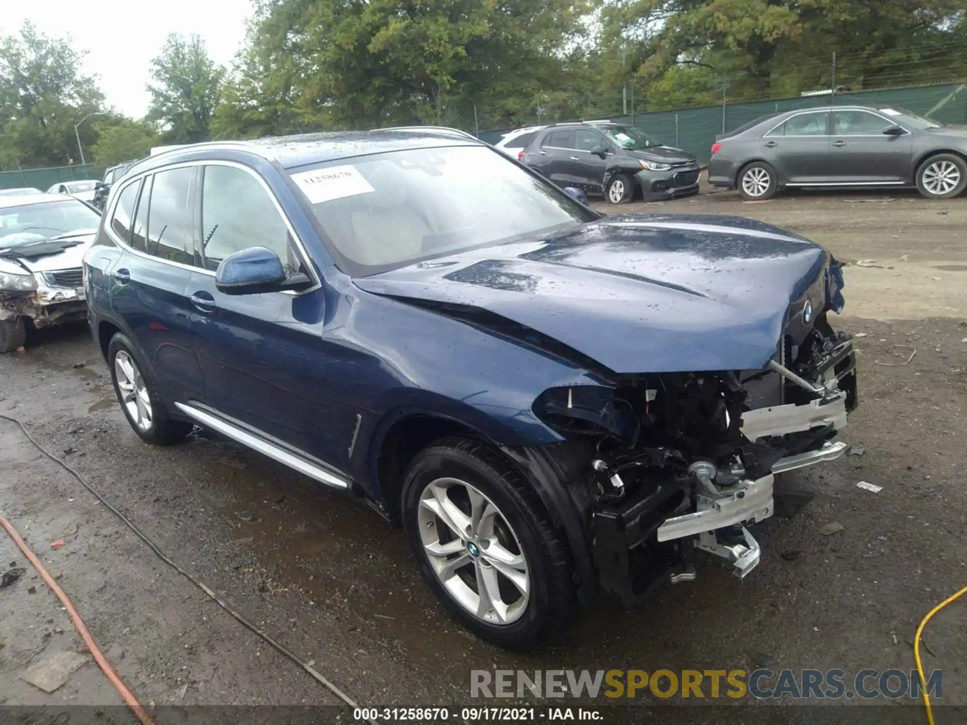 1 Photograph of a damaged car 5UXTR9C53KLP83328 BMW X3 2019