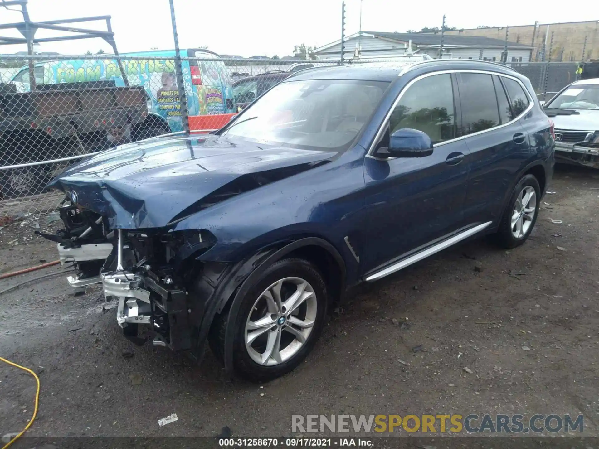 2 Фотография поврежденного автомобиля 5UXTR9C53KLP83328 BMW X3 2019