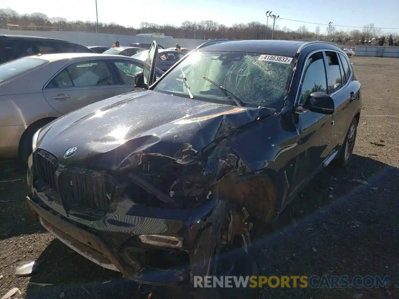 2 Photograph of a damaged car 5UXTR9C53KLP84298 BMW X3 2019