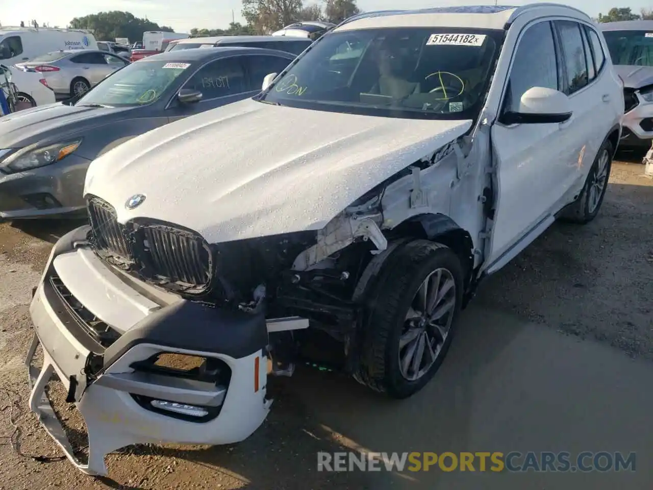 2 Photograph of a damaged car 5UXTR9C53KLP87380 BMW X3 2019