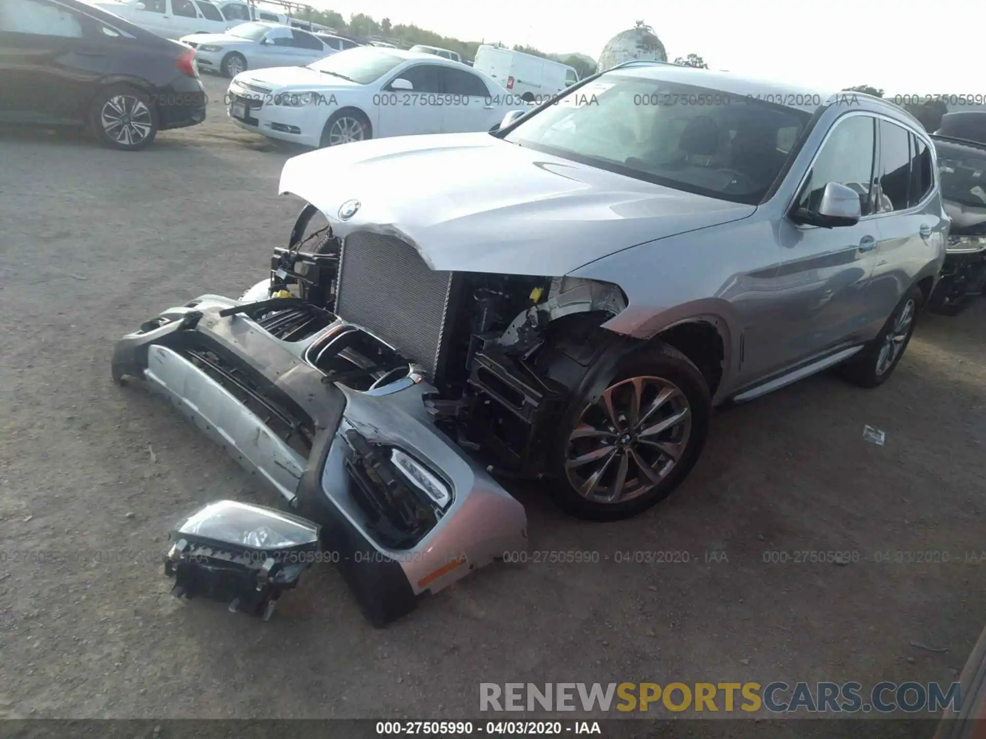 2 Photograph of a damaged car 5UXTR9C53KLP87895 BMW X3 2019