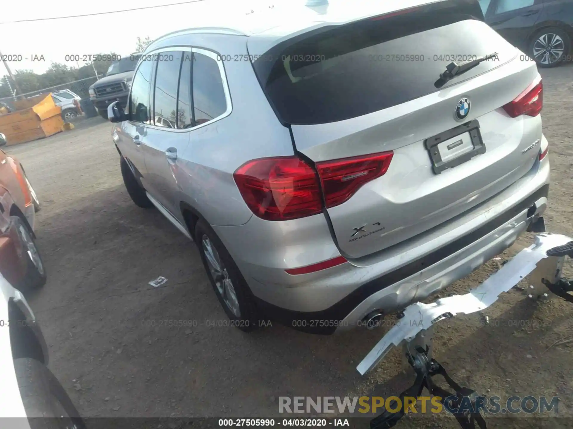 3 Photograph of a damaged car 5UXTR9C53KLP87895 BMW X3 2019