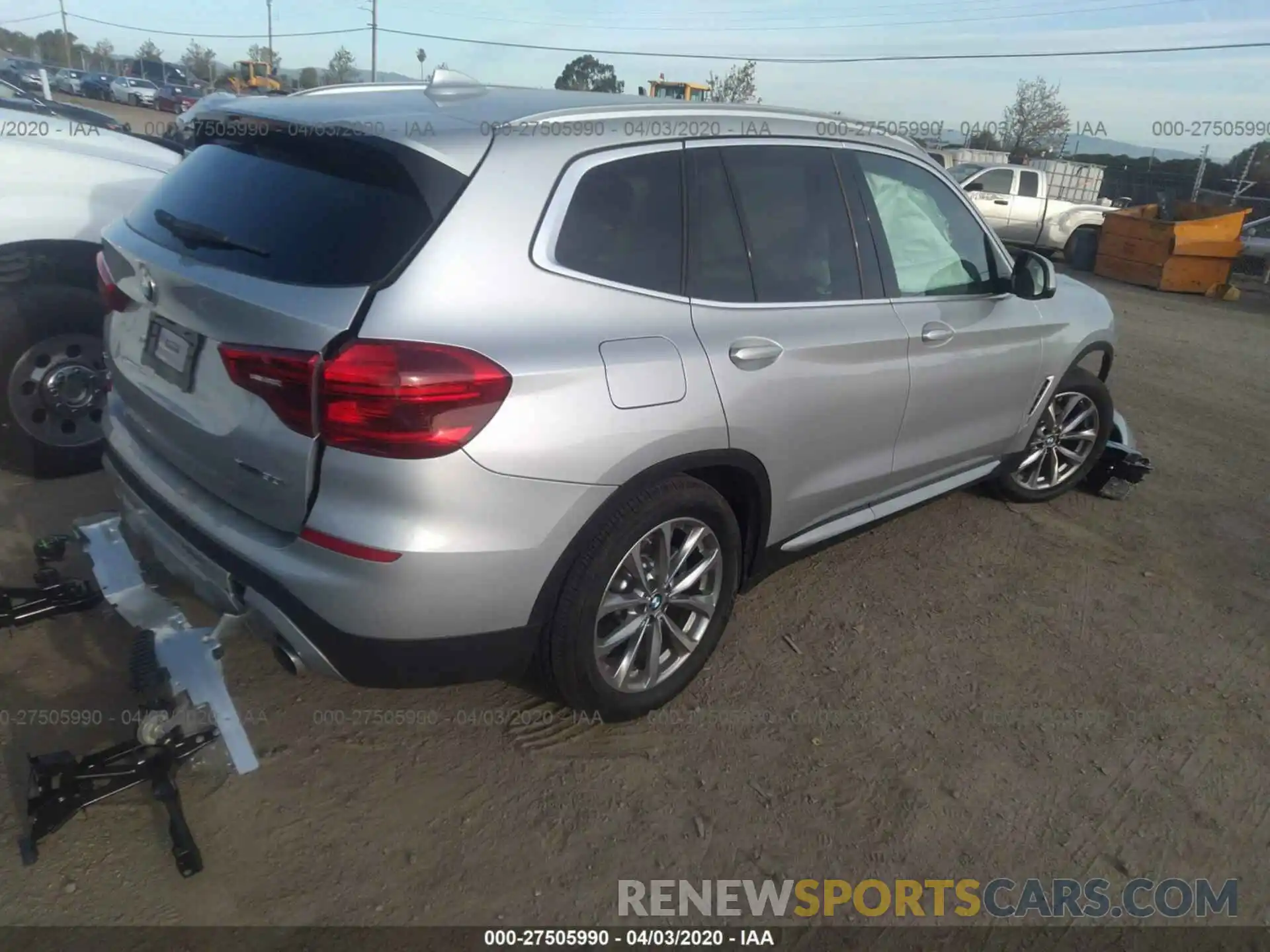 4 Photograph of a damaged car 5UXTR9C53KLP87895 BMW X3 2019