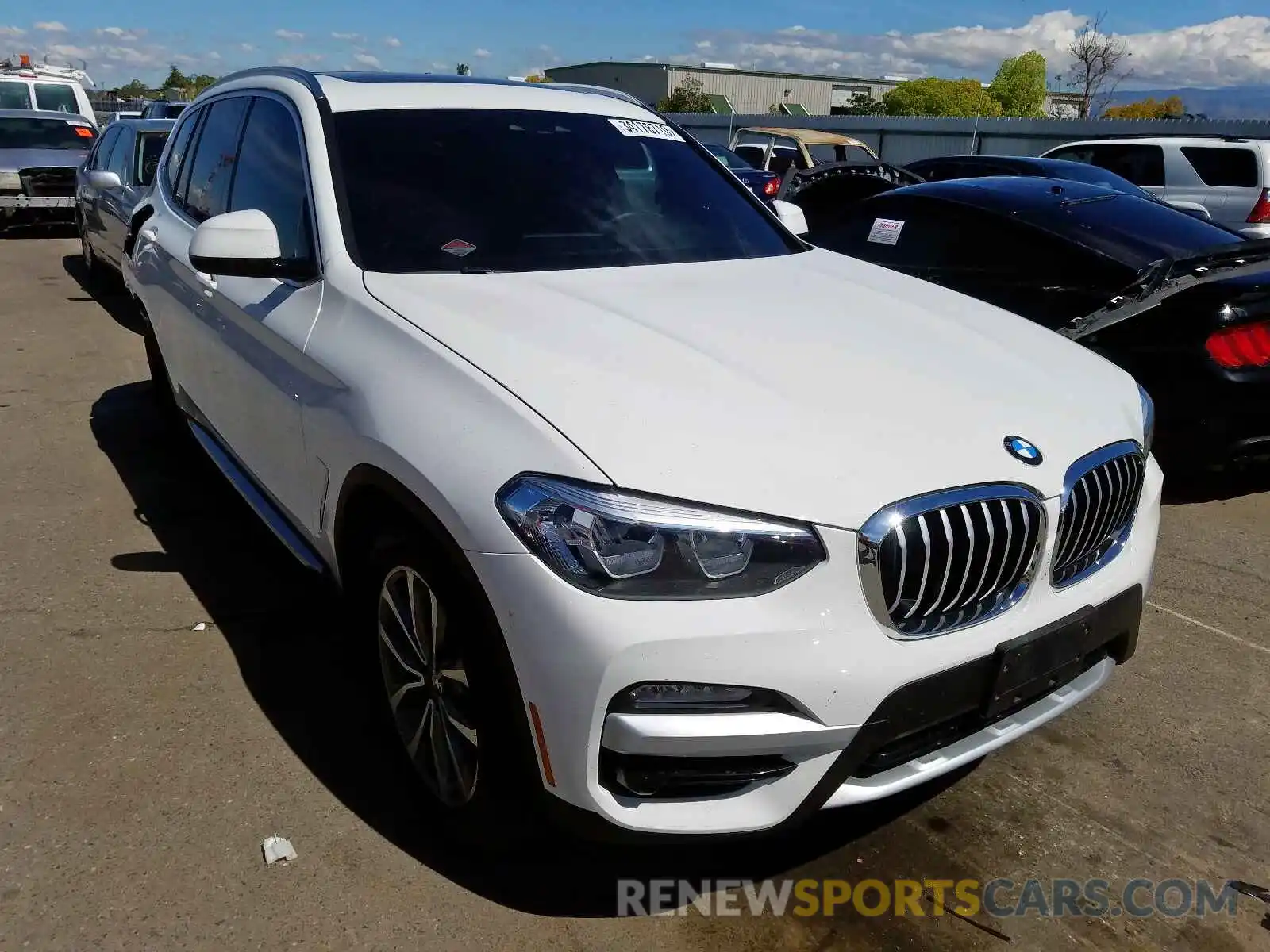 1 Photograph of a damaged car 5UXTR9C53KLP90604 BMW X3 2019