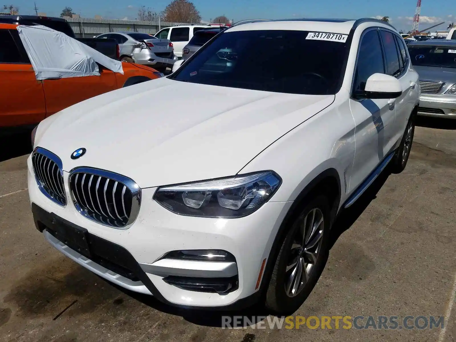 2 Photograph of a damaged car 5UXTR9C53KLP90604 BMW X3 2019