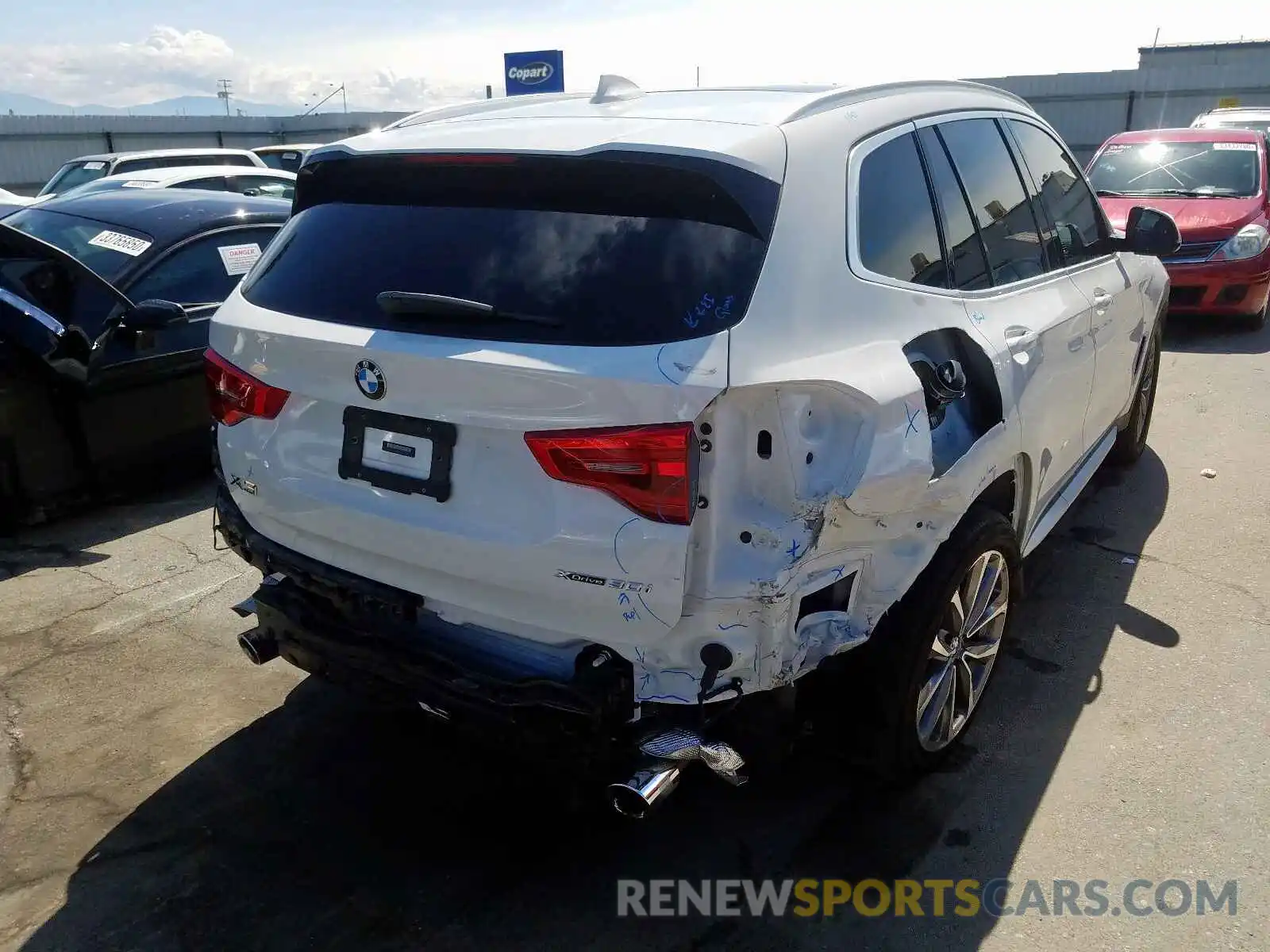 4 Photograph of a damaged car 5UXTR9C53KLP90604 BMW X3 2019