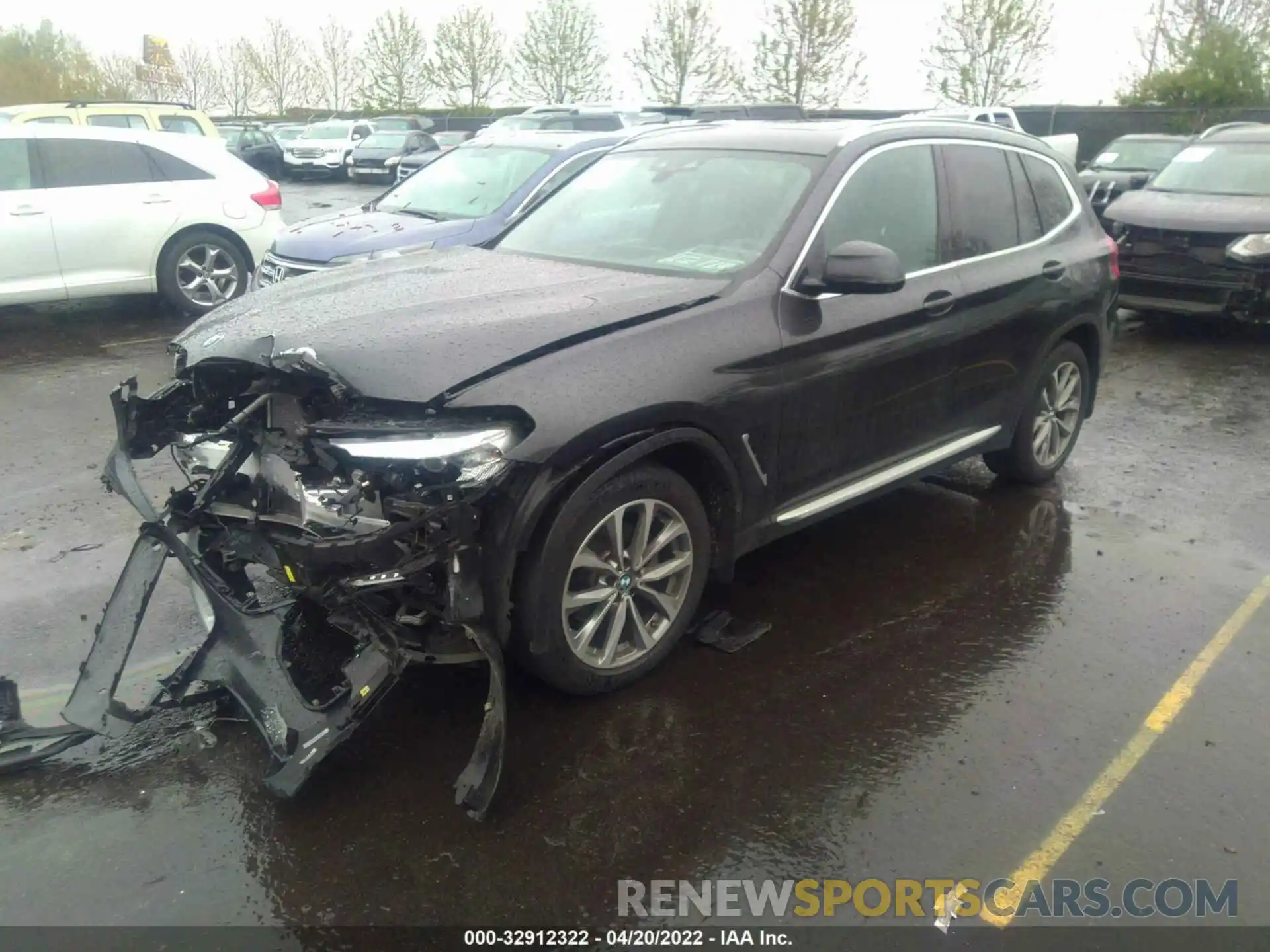 2 Фотография поврежденного автомобиля 5UXTR9C53KLP91381 BMW X3 2019