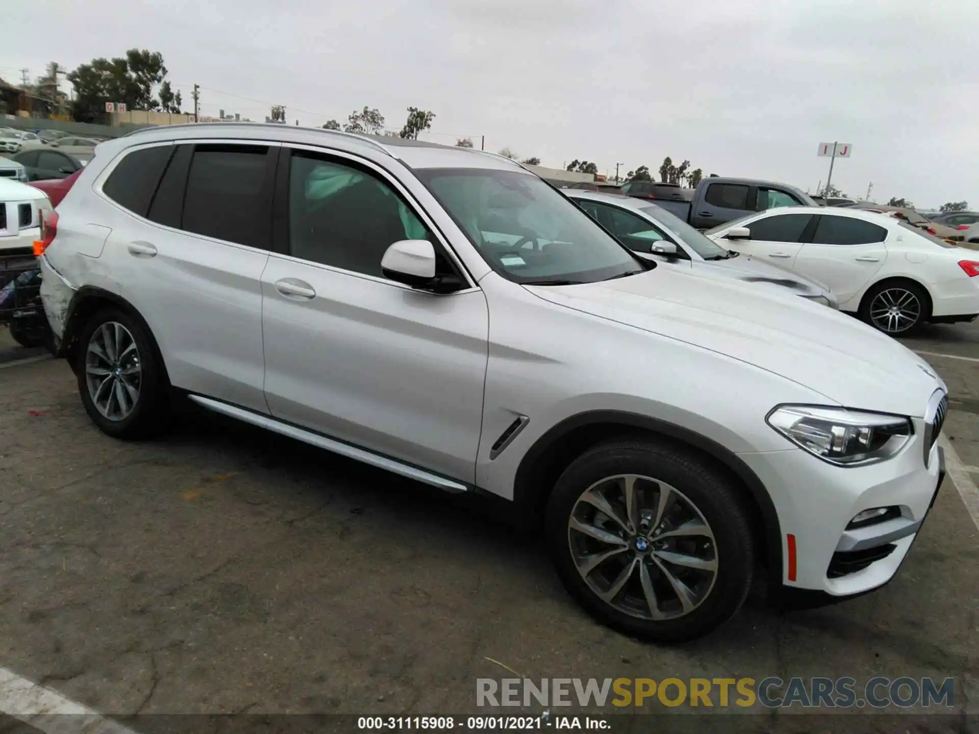 1 Photograph of a damaged car 5UXTR9C53KLP94992 BMW X3 2019