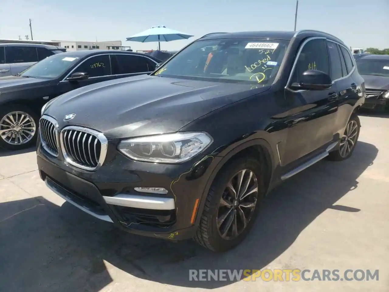 2 Photograph of a damaged car 5UXTR9C53KLP97410 BMW X3 2019