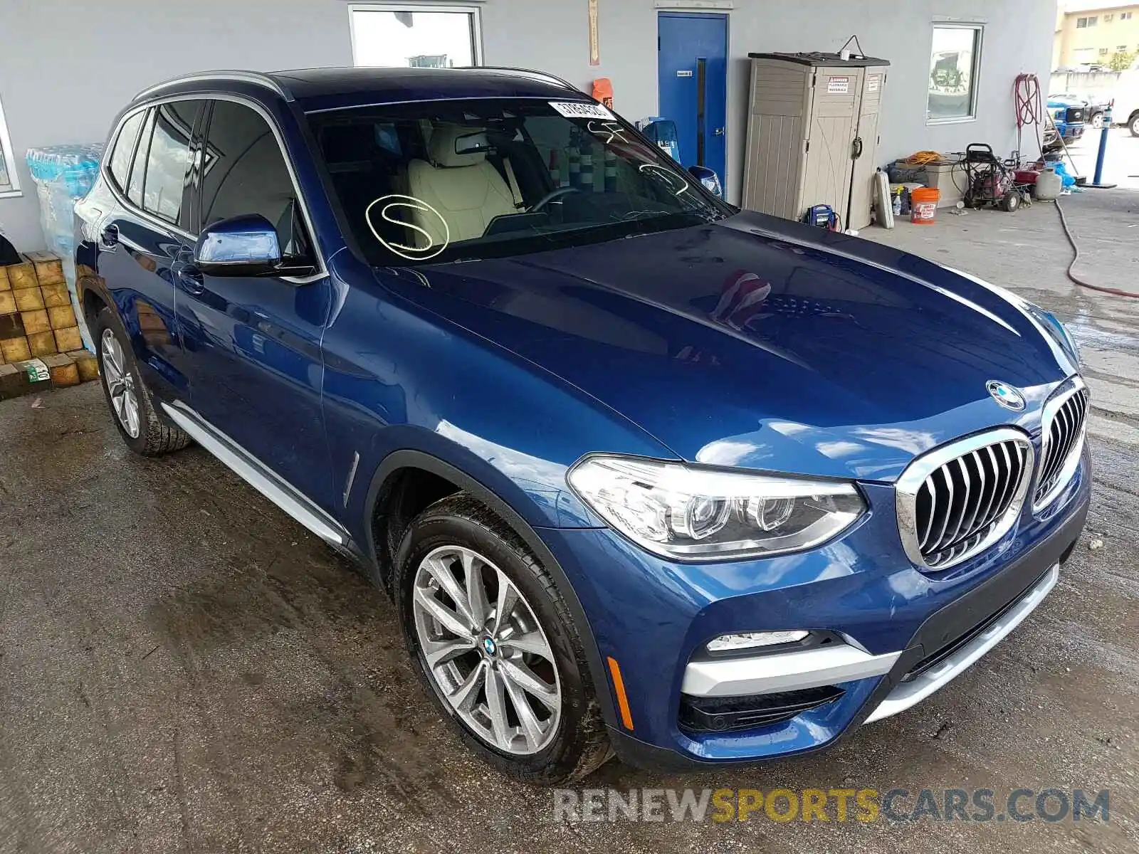 1 Photograph of a damaged car 5UXTR9C53KLR05704 BMW X3 2019