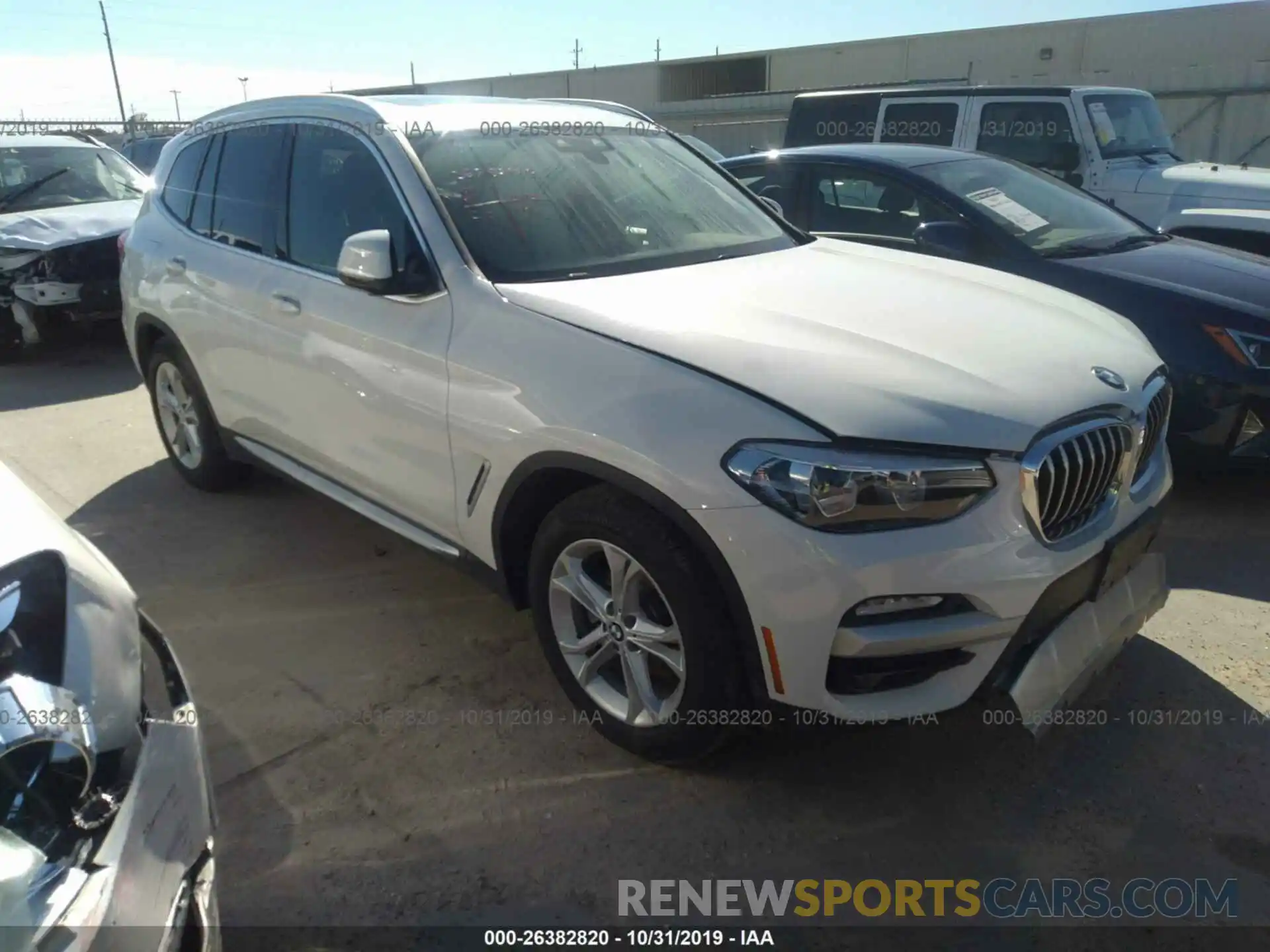 1 Photograph of a damaged car 5UXTR9C54KLD90246 BMW X3 2019