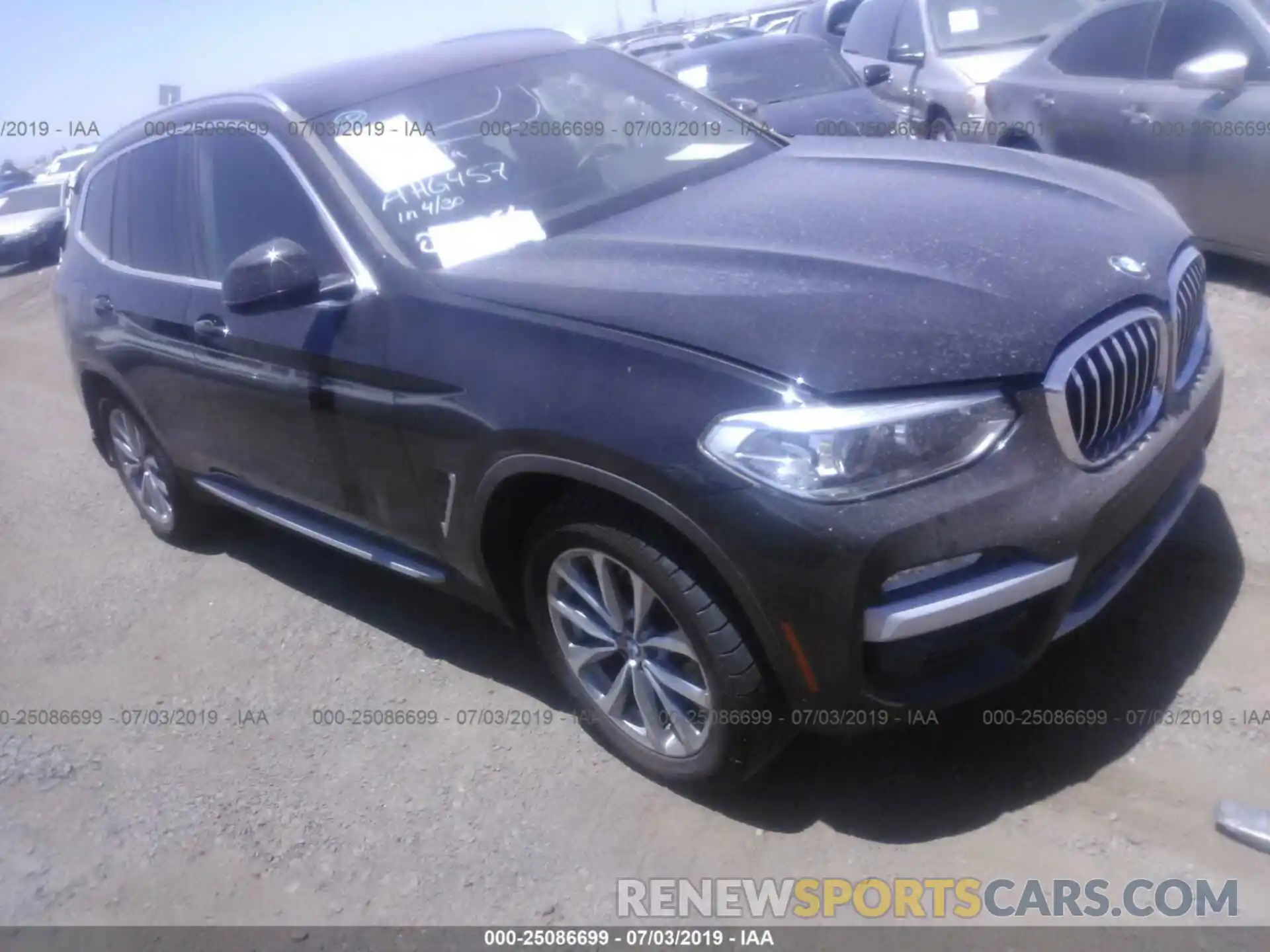 1 Photograph of a damaged car 5UXTR9C54KLD91333 BMW X3 2019