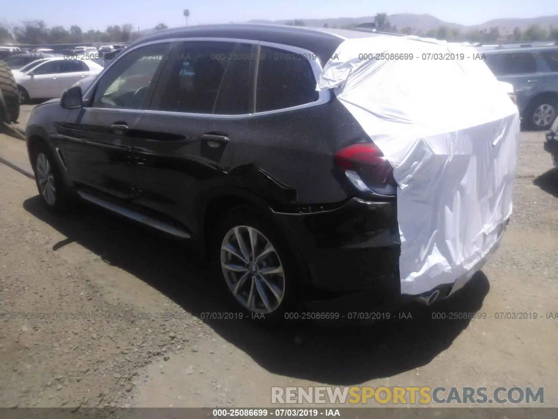 3 Photograph of a damaged car 5UXTR9C54KLD91333 BMW X3 2019