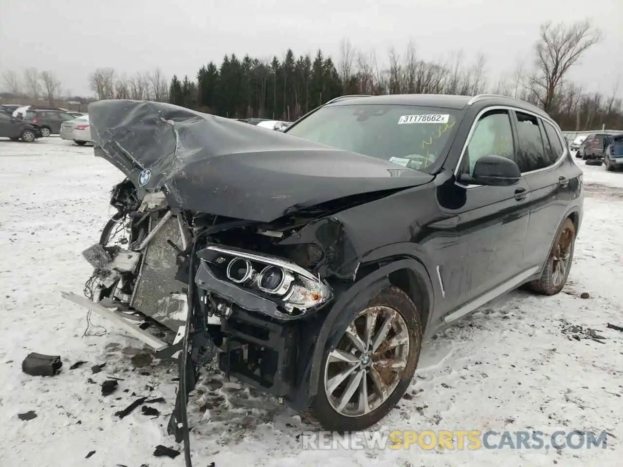 2 Photograph of a damaged car 5UXTR9C54KLD91364 BMW X3 2019