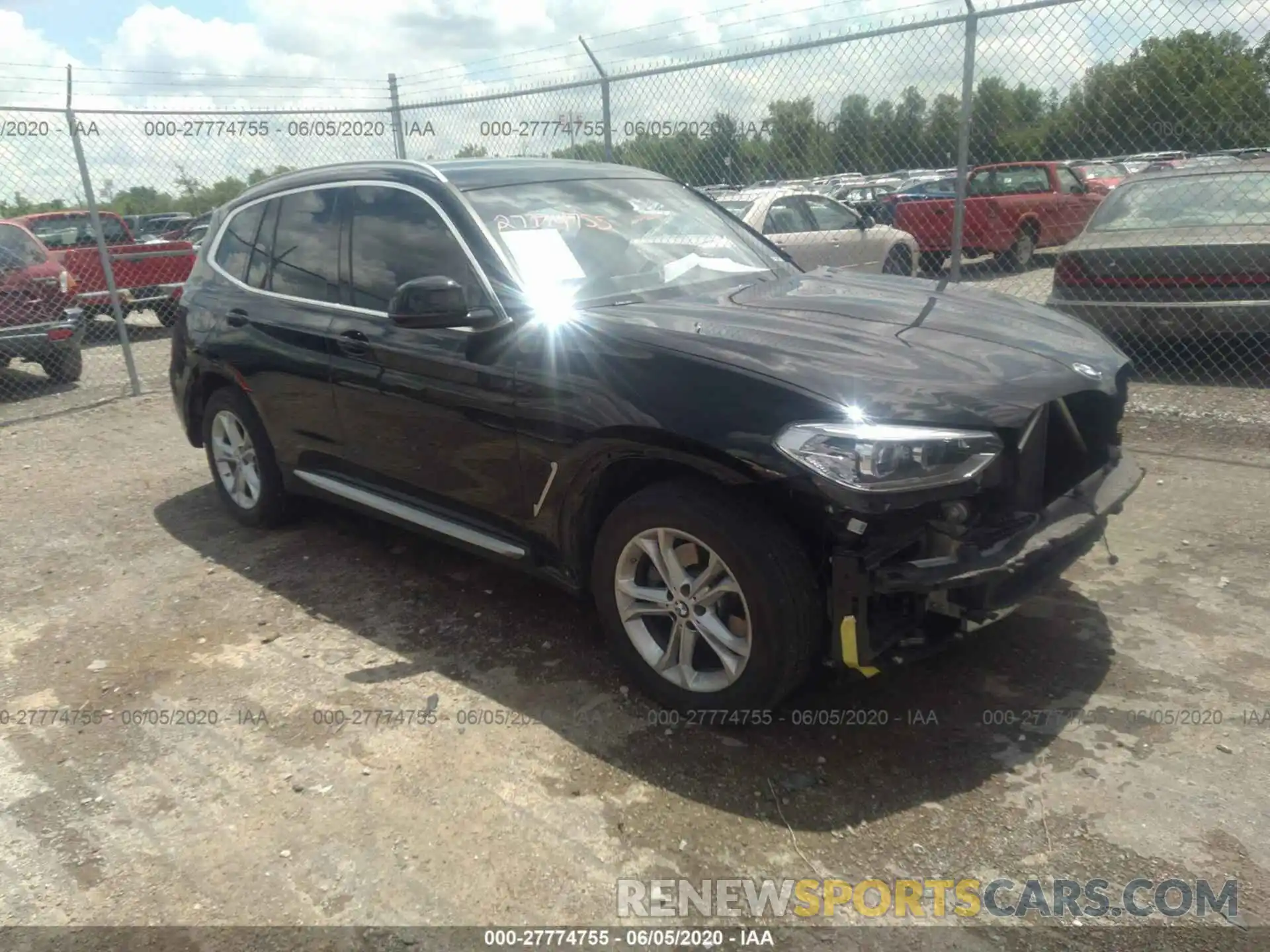 1 Photograph of a damaged car 5UXTR9C54KLD96306 BMW X3 2019