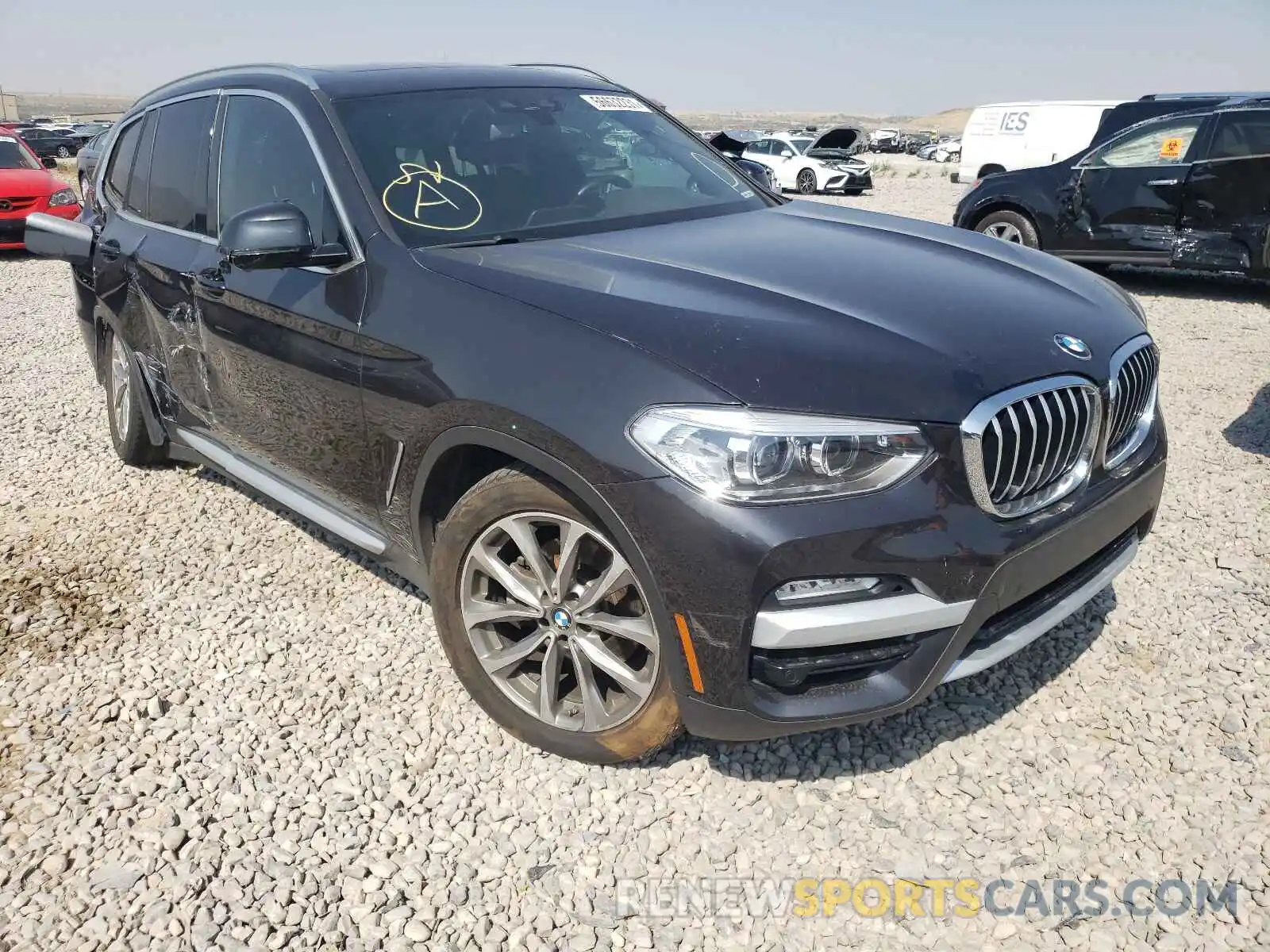 1 Photograph of a damaged car 5UXTR9C54KLD97519 BMW X3 2019