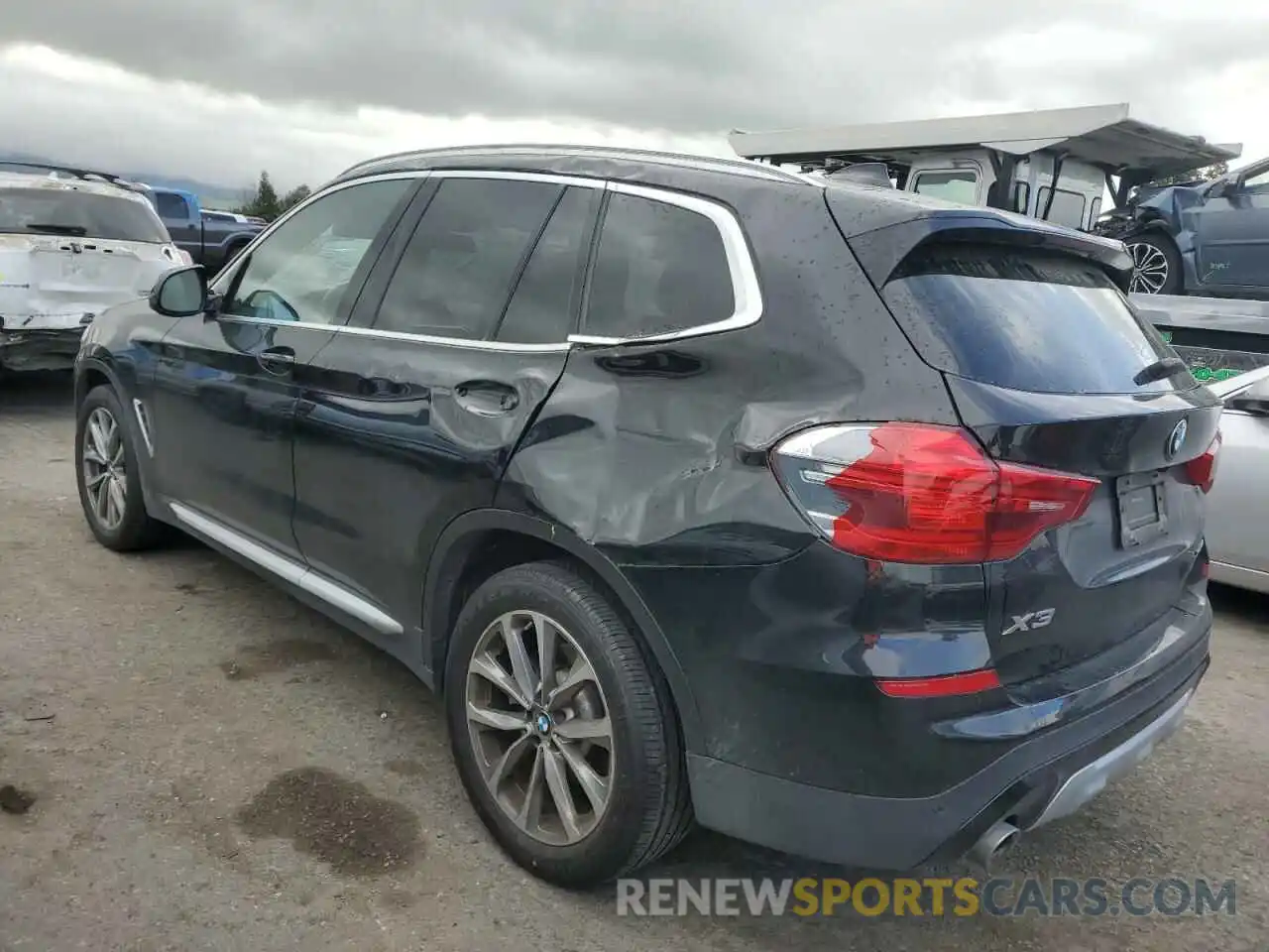 2 Photograph of a damaged car 5UXTR9C54KLD98797 BMW X3 2019