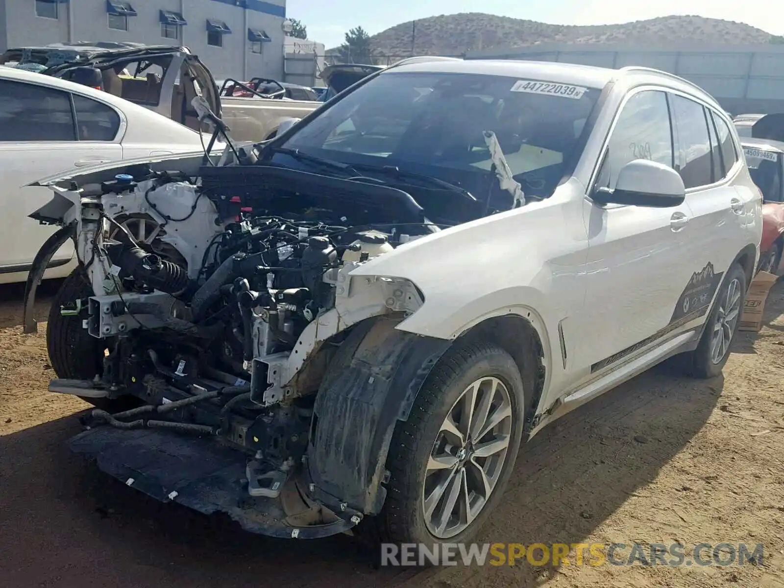 2 Photograph of a damaged car 5UXTR9C54KLE11290 BMW X3 2019