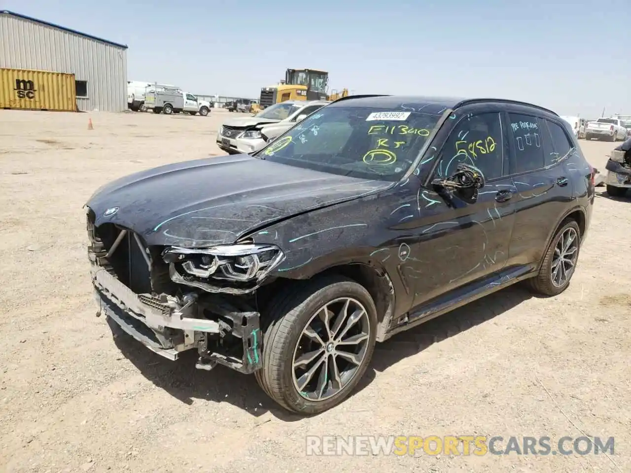 2 Фотография поврежденного автомобиля 5UXTR9C54KLE11340 BMW X3 2019