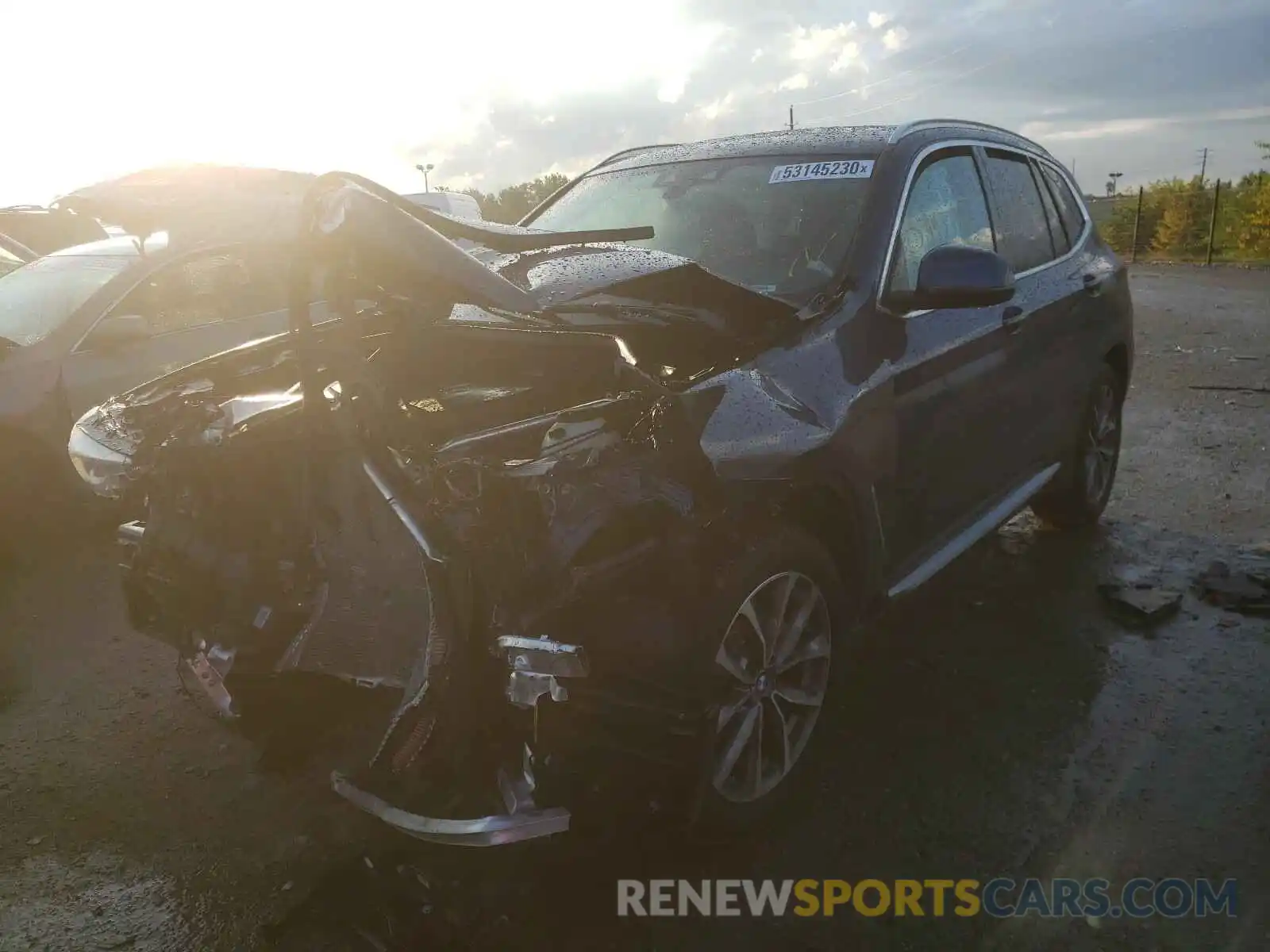 2 Photograph of a damaged car 5UXTR9C54KLE11905 BMW X3 2019