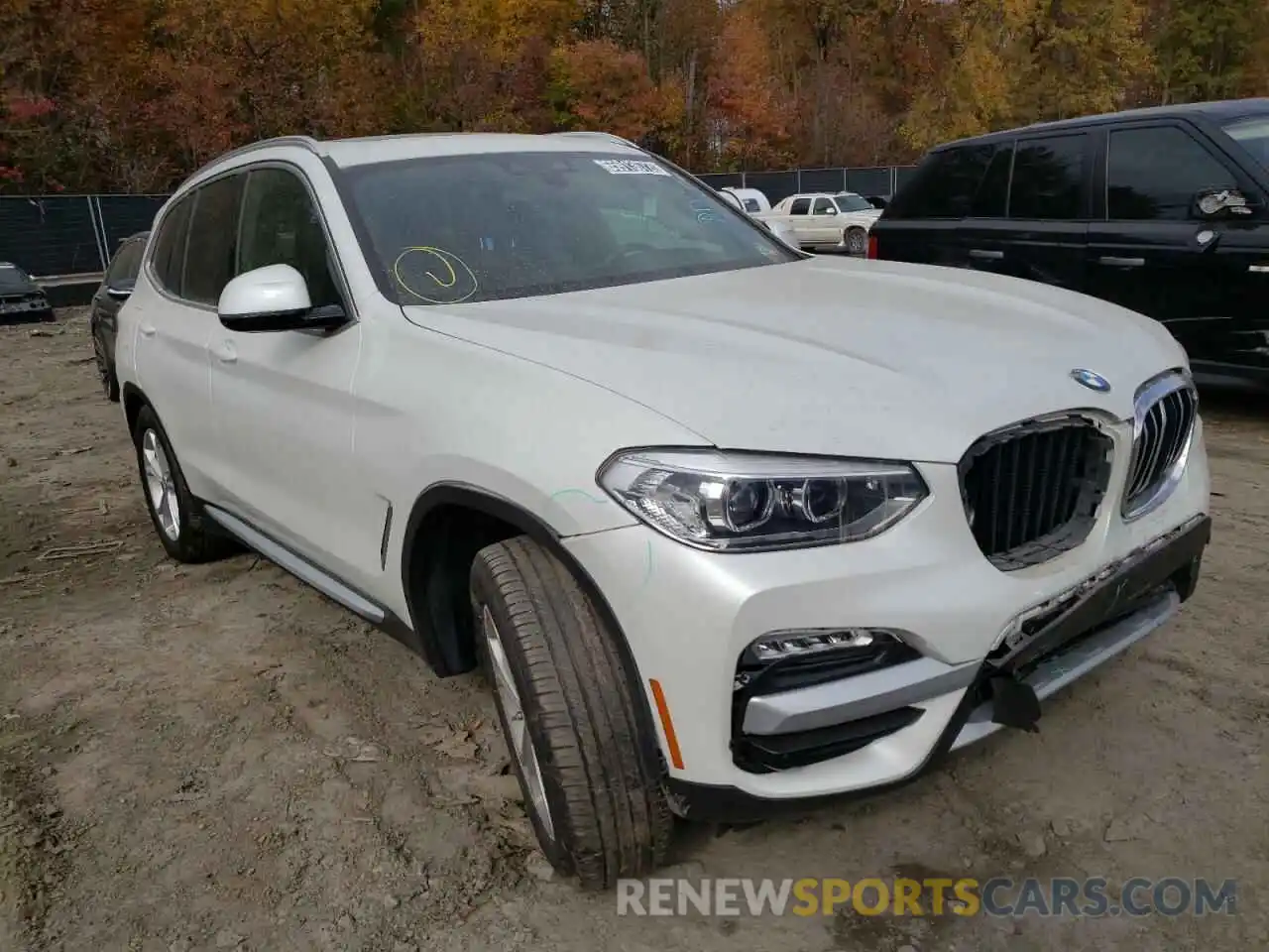 1 Photograph of a damaged car 5UXTR9C54KLE12133 BMW X3 2019