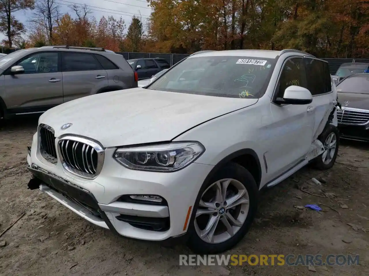 2 Photograph of a damaged car 5UXTR9C54KLE12133 BMW X3 2019