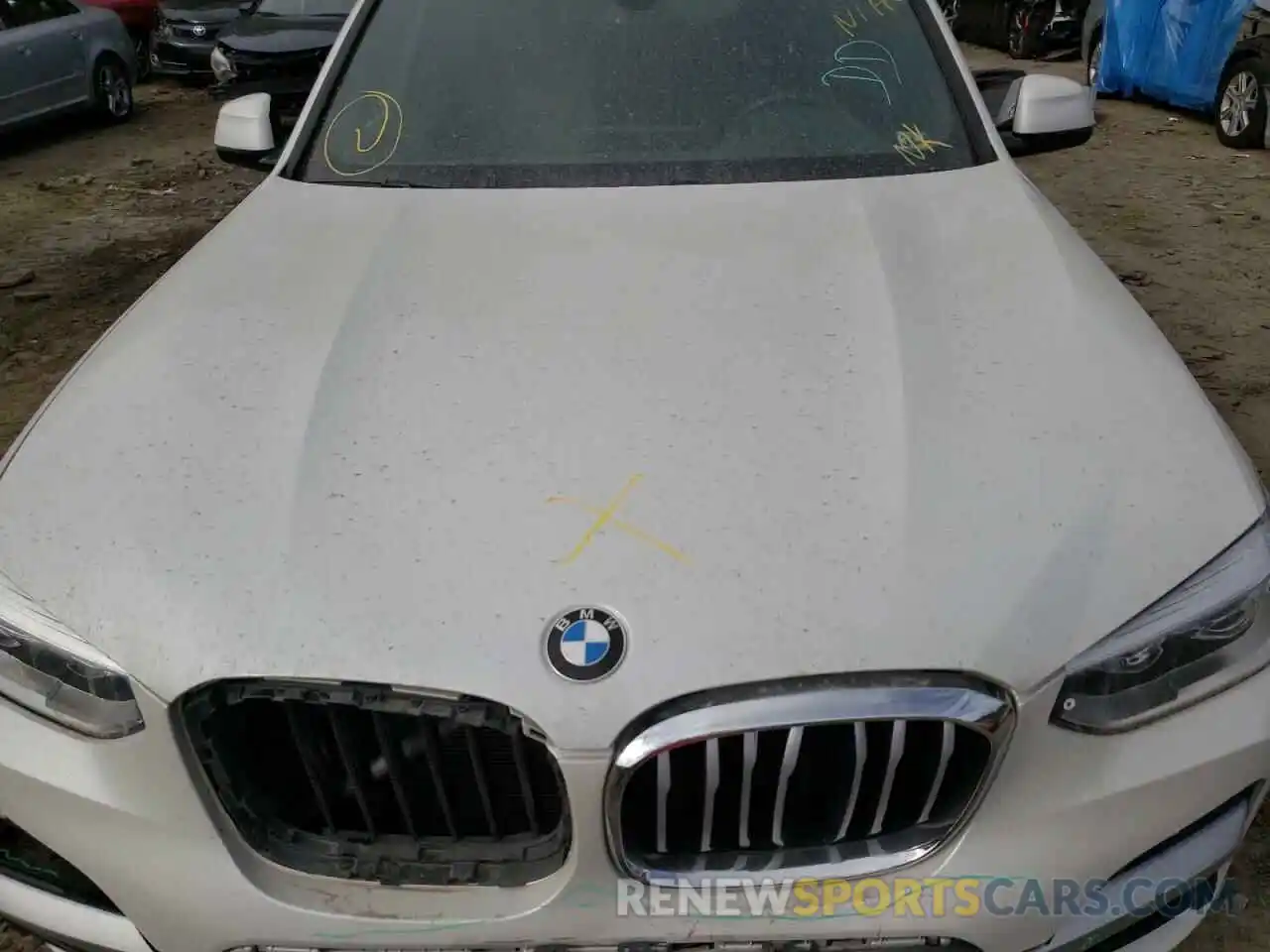 7 Photograph of a damaged car 5UXTR9C54KLE12133 BMW X3 2019