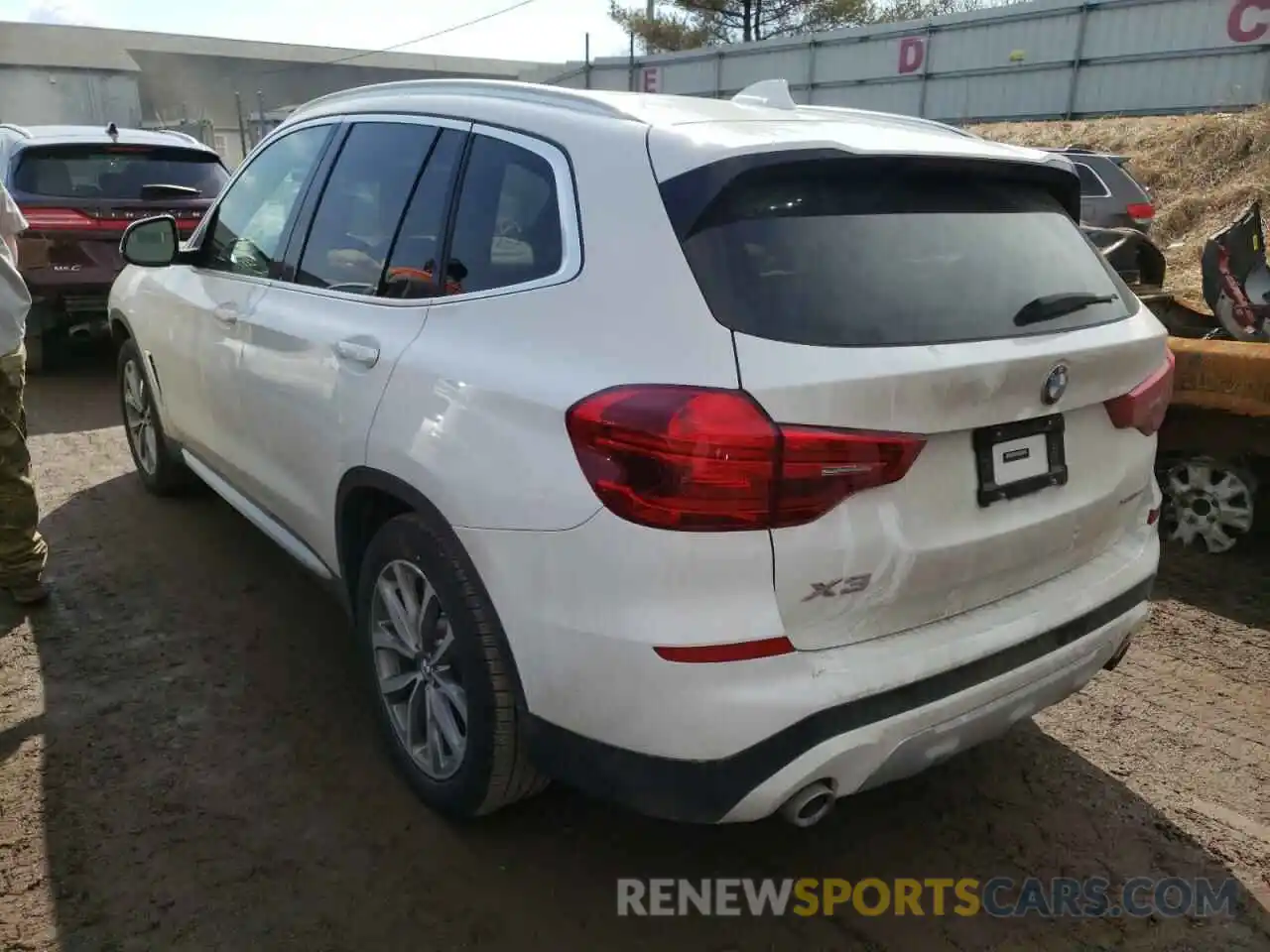 3 Photograph of a damaged car 5UXTR9C54KLE17414 BMW X3 2019