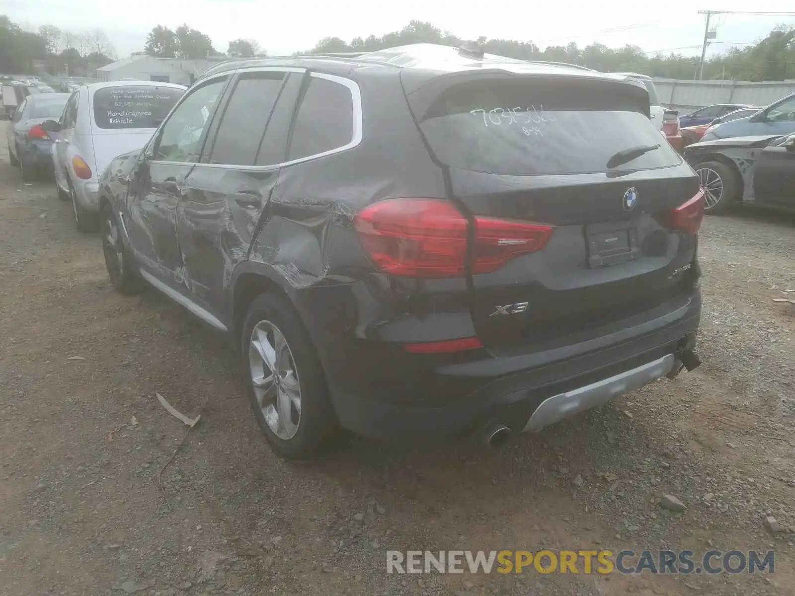 3 Photograph of a damaged car 5UXTR9C54KLE18269 BMW X3 2019