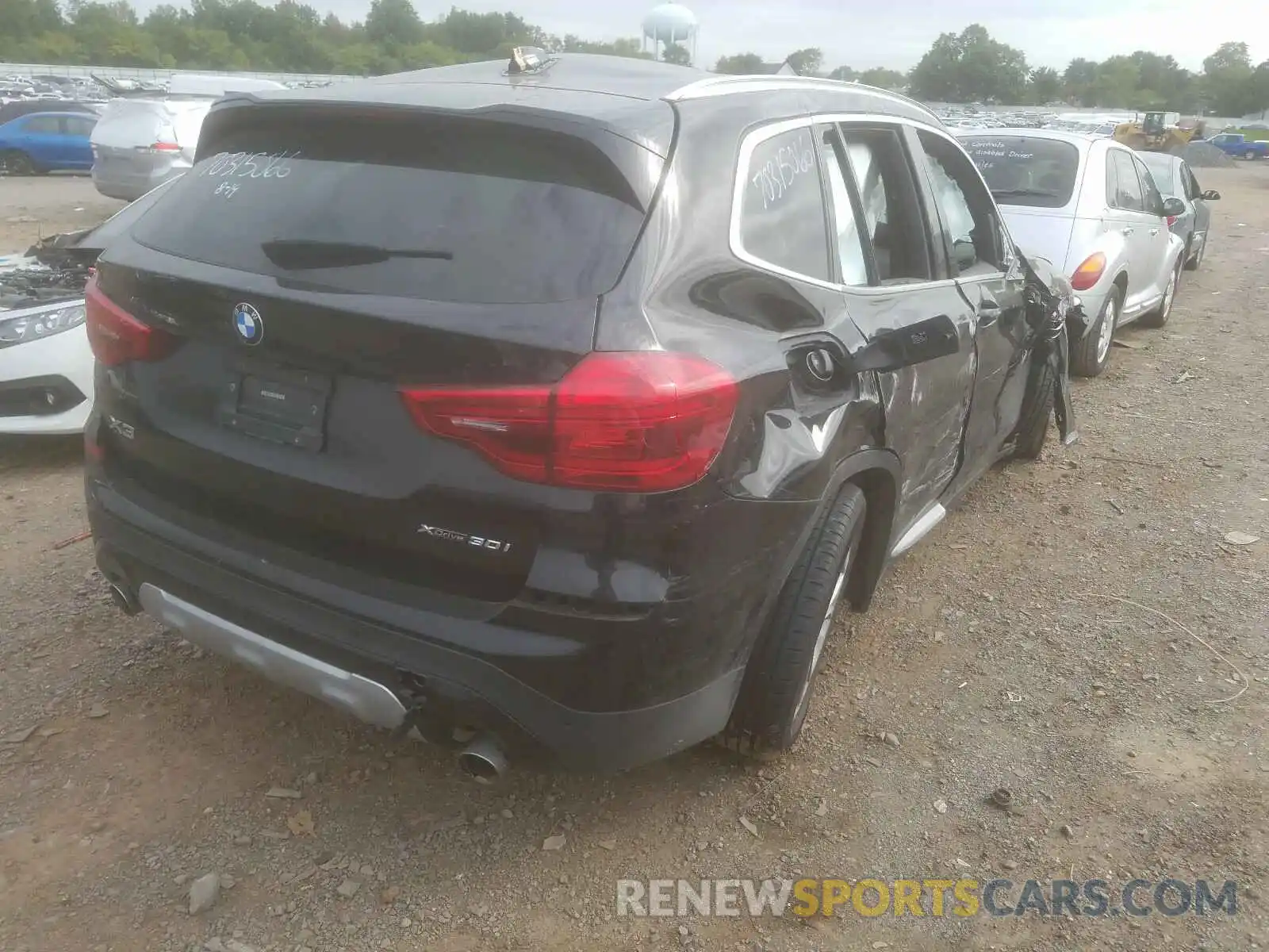 4 Фотография поврежденного автомобиля 5UXTR9C54KLE18269 BMW X3 2019