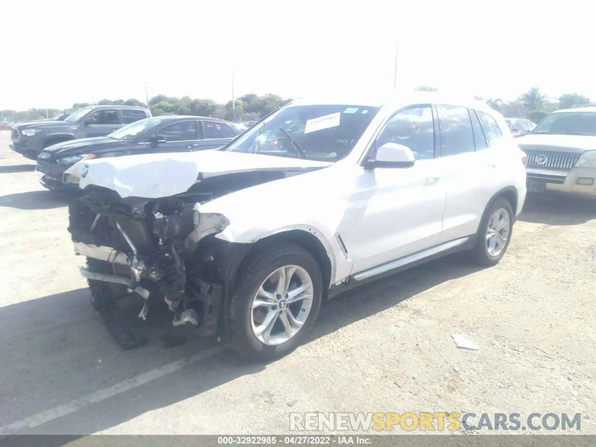 2 Photograph of a damaged car 5UXTR9C54KLE18370 BMW X3 2019