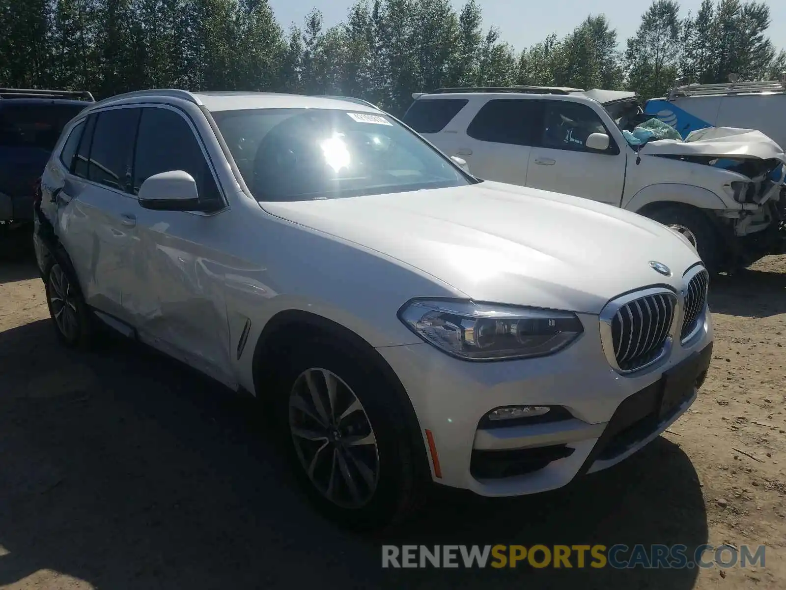 1 Photograph of a damaged car 5UXTR9C54KLE18482 BMW X3 2019