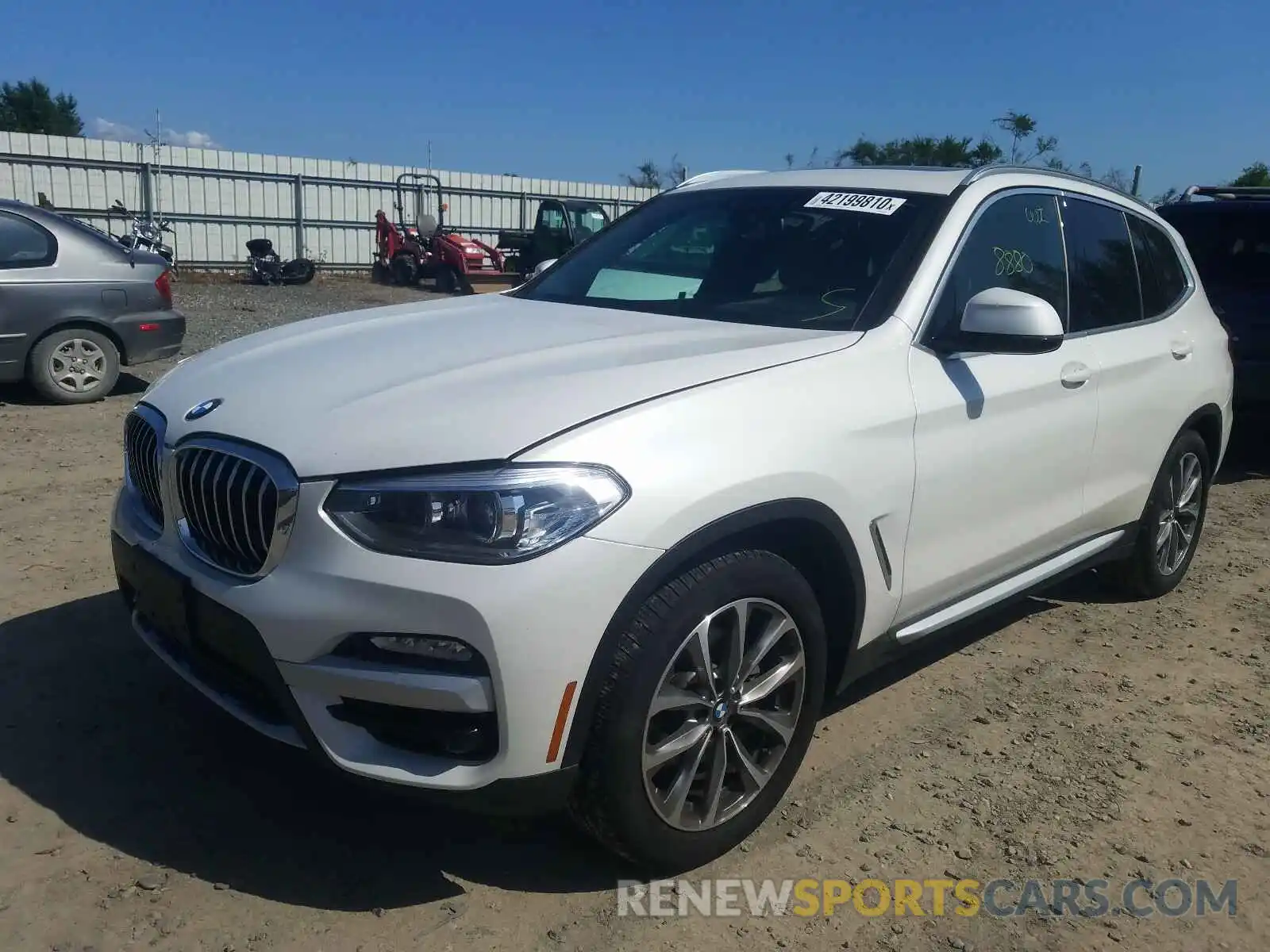 2 Photograph of a damaged car 5UXTR9C54KLE18482 BMW X3 2019