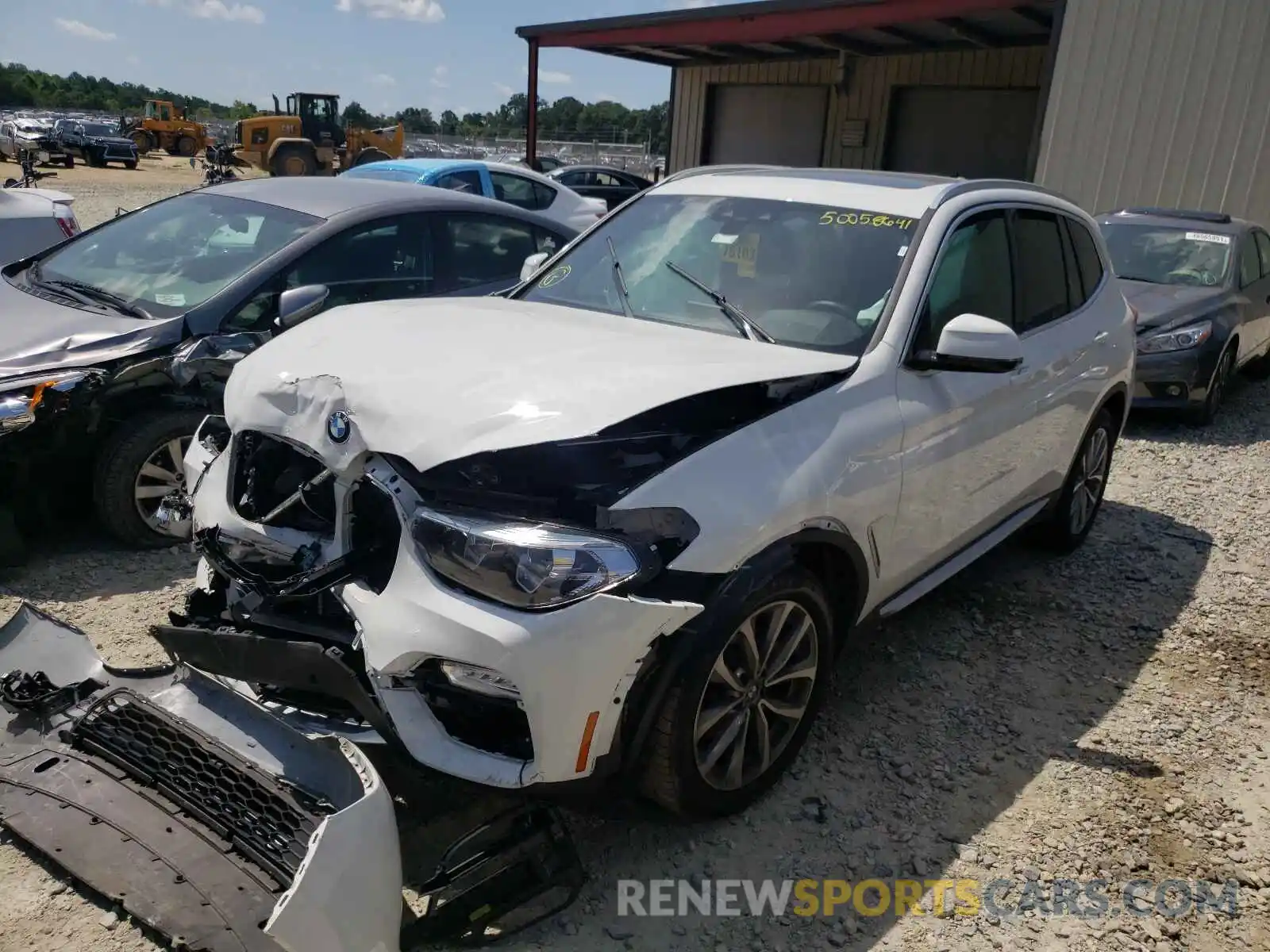 2 Photograph of a damaged car 5UXTR9C54KLE20541 BMW X3 2019