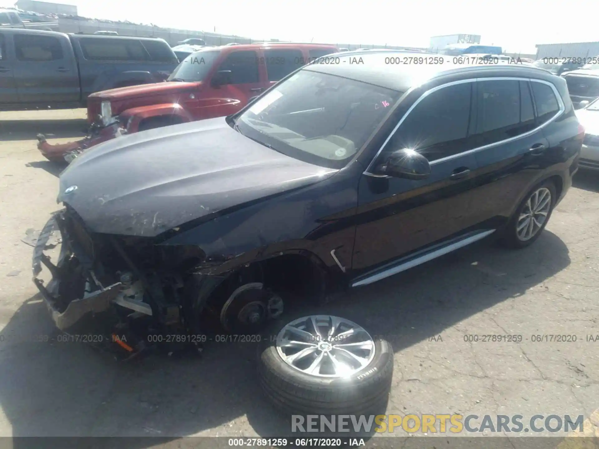 2 Photograph of a damaged car 5UXTR9C54KLE20622 BMW X3 2019