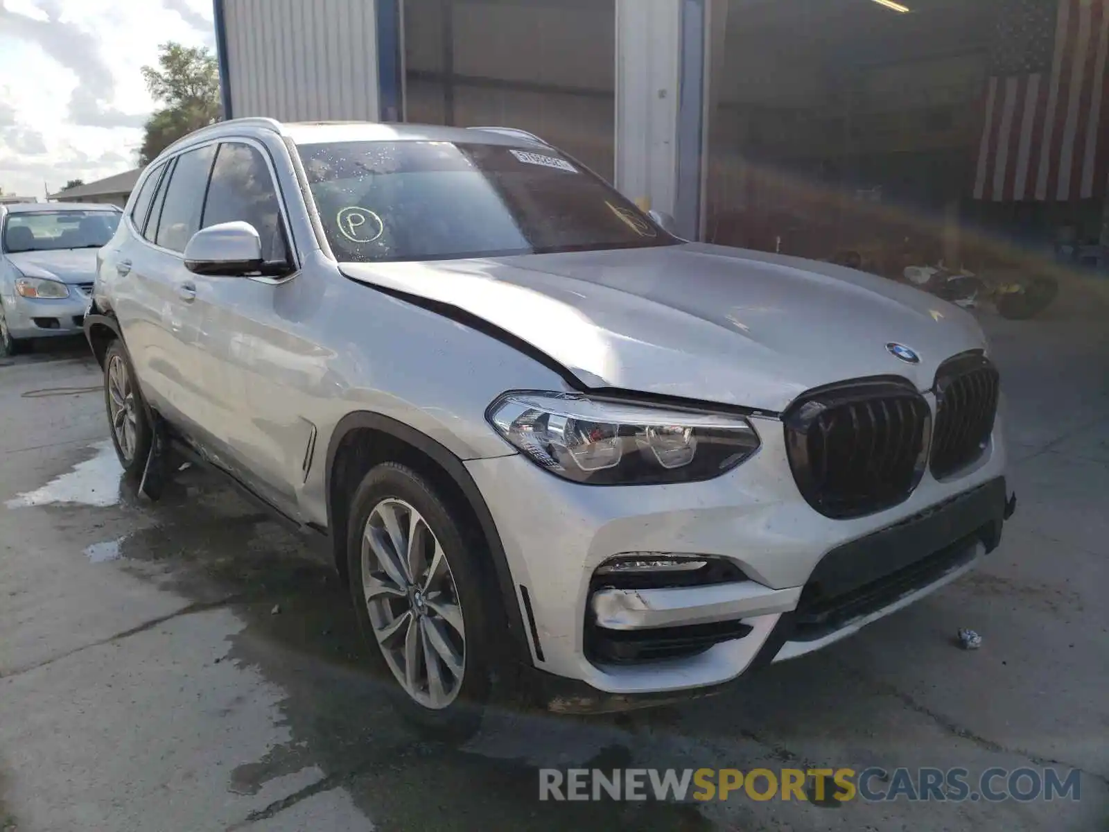 1 Photograph of a damaged car 5UXTR9C54KLP77117 BMW X3 2019