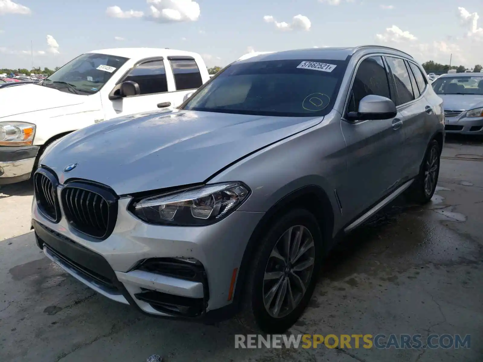 2 Photograph of a damaged car 5UXTR9C54KLP77117 BMW X3 2019