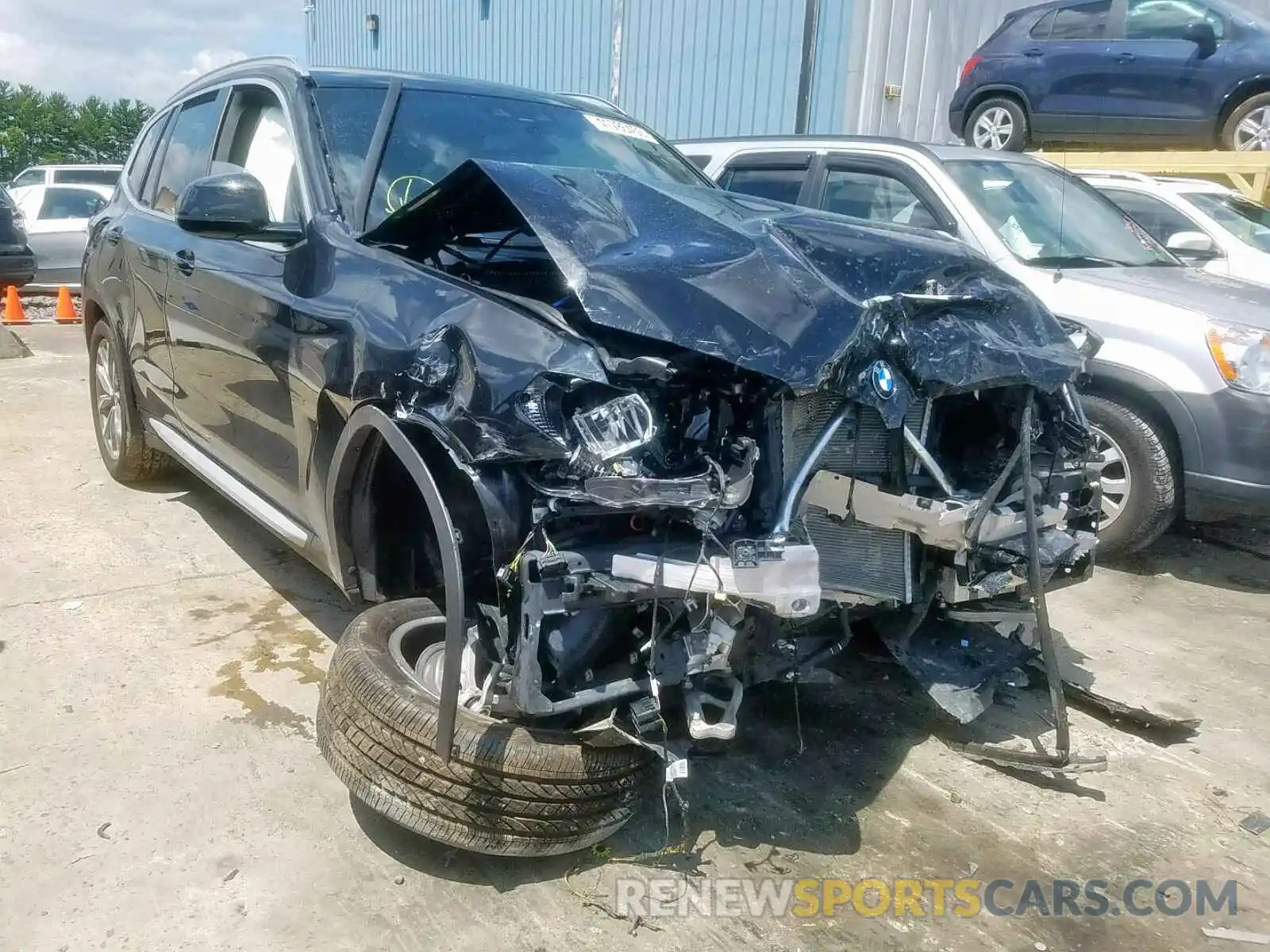 1 Photograph of a damaged car 5UXTR9C54KLP81023 BMW X3 2019