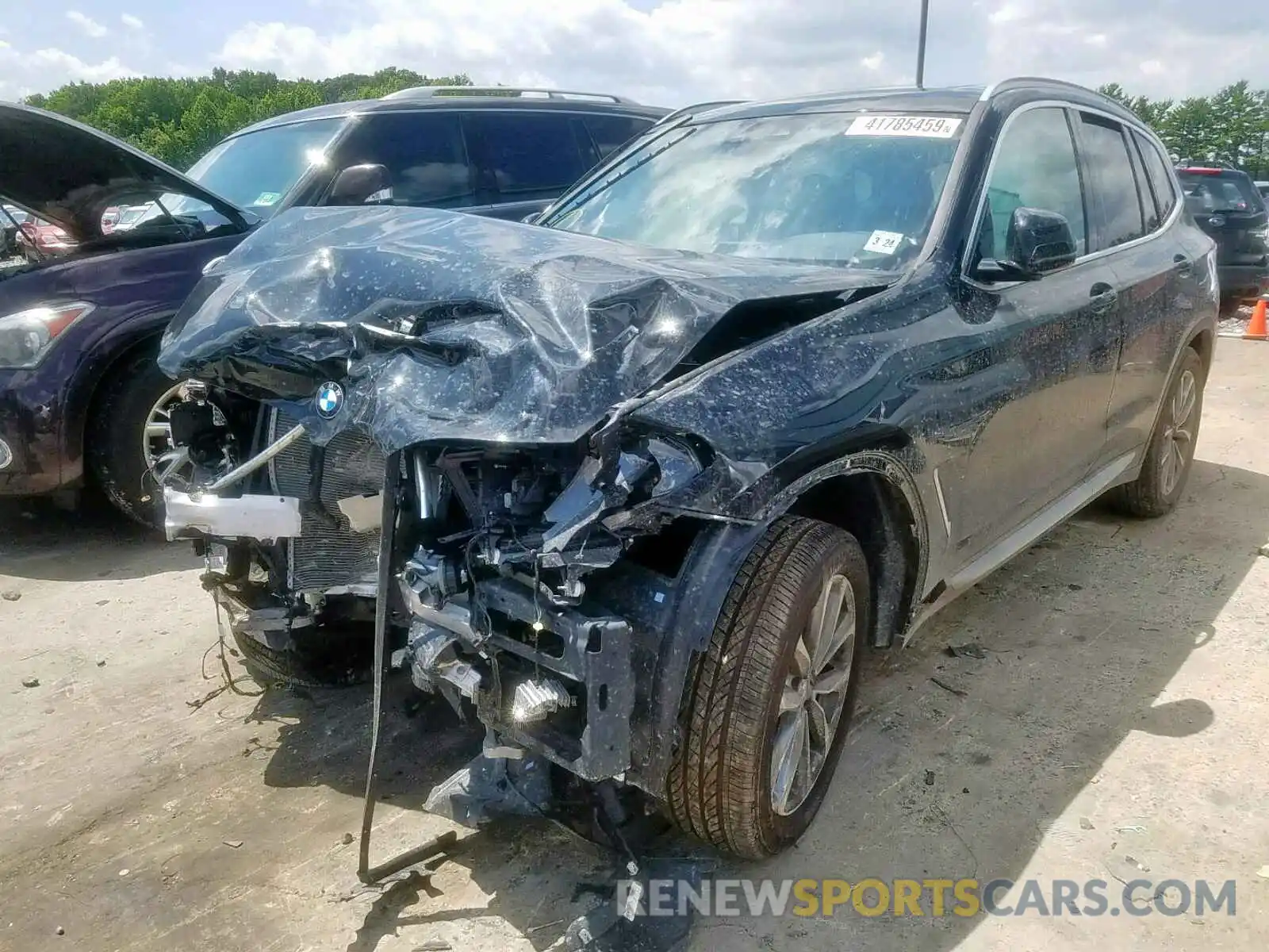 2 Photograph of a damaged car 5UXTR9C54KLP81023 BMW X3 2019