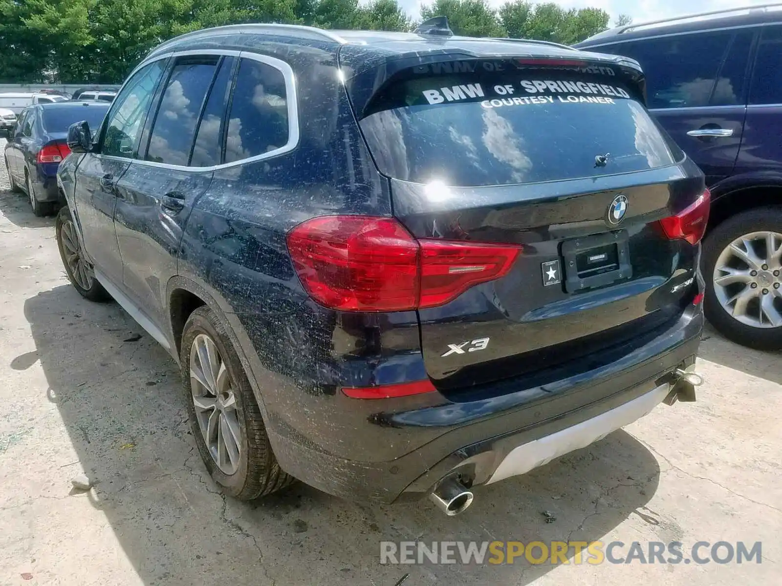 3 Photograph of a damaged car 5UXTR9C54KLP81023 BMW X3 2019