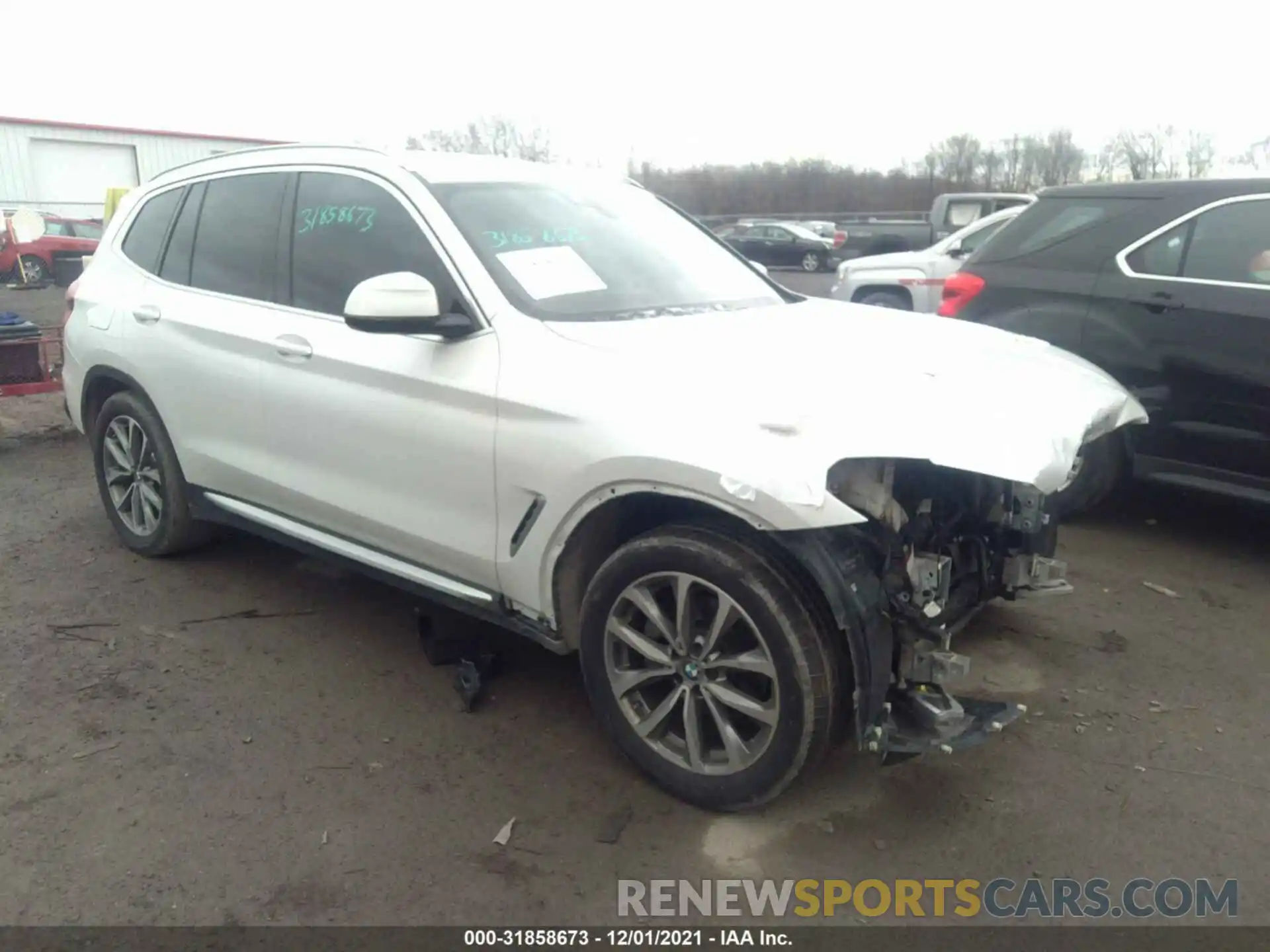 1 Photograph of a damaged car 5UXTR9C54KLP81703 BMW X3 2019