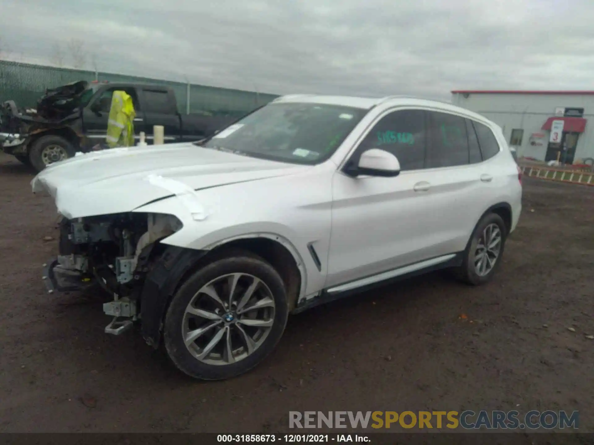 2 Photograph of a damaged car 5UXTR9C54KLP81703 BMW X3 2019