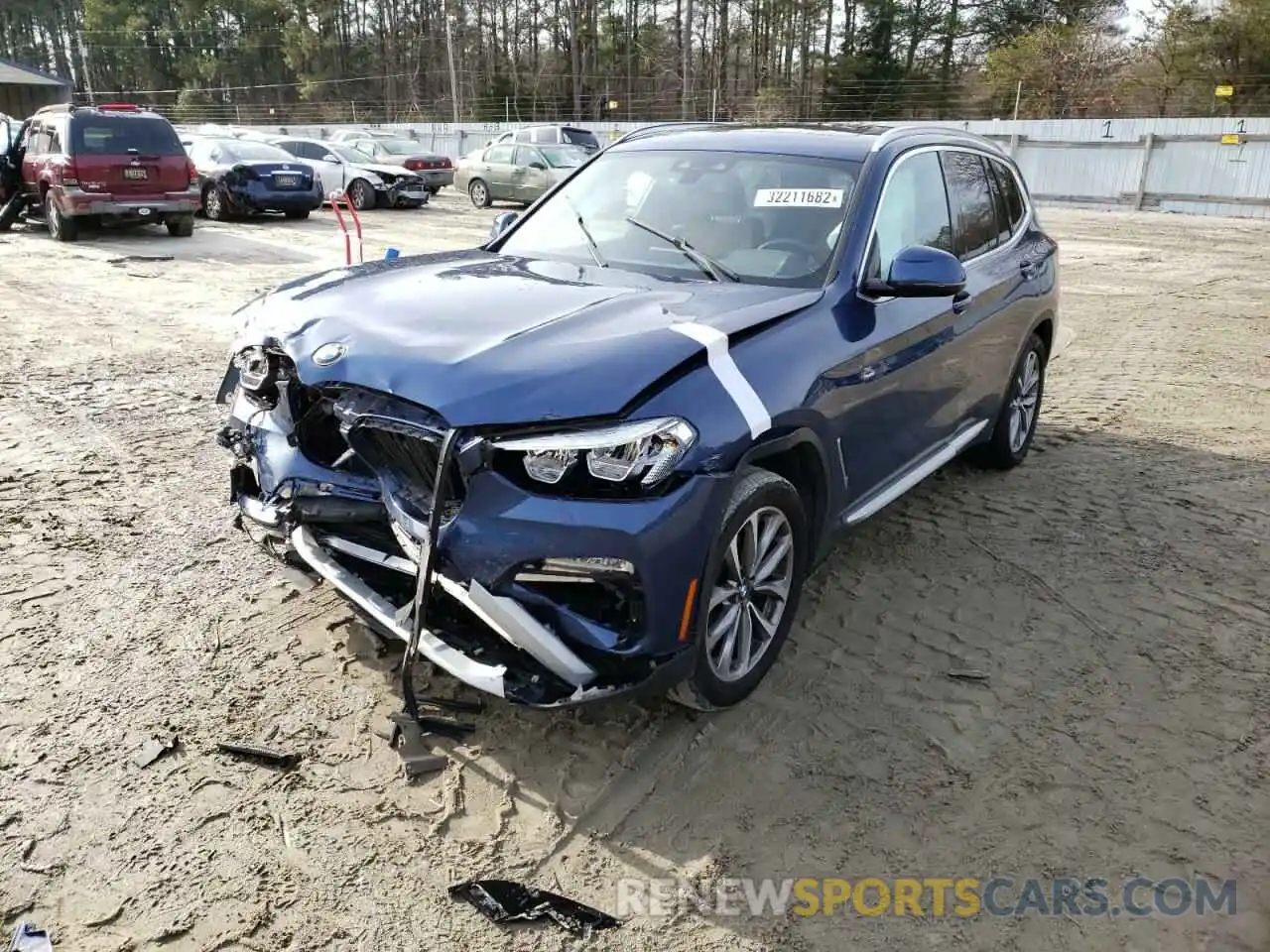 2 Photograph of a damaged car 5UXTR9C54KLP82205 BMW X3 2019