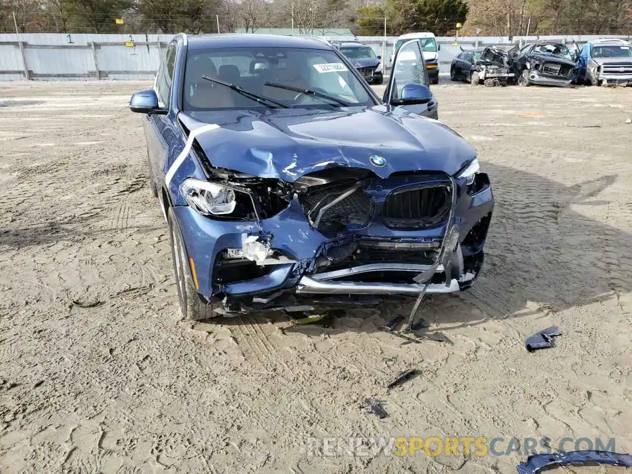 9 Photograph of a damaged car 5UXTR9C54KLP82205 BMW X3 2019